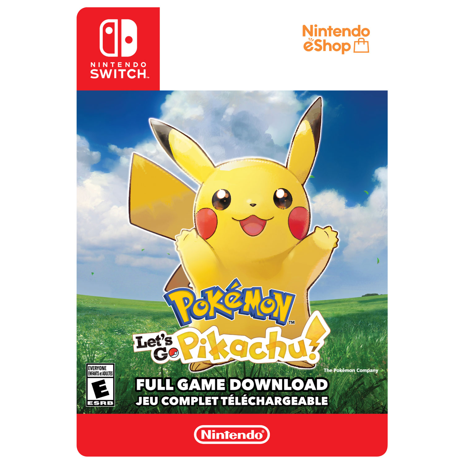 pokemon let's go pikachu digital