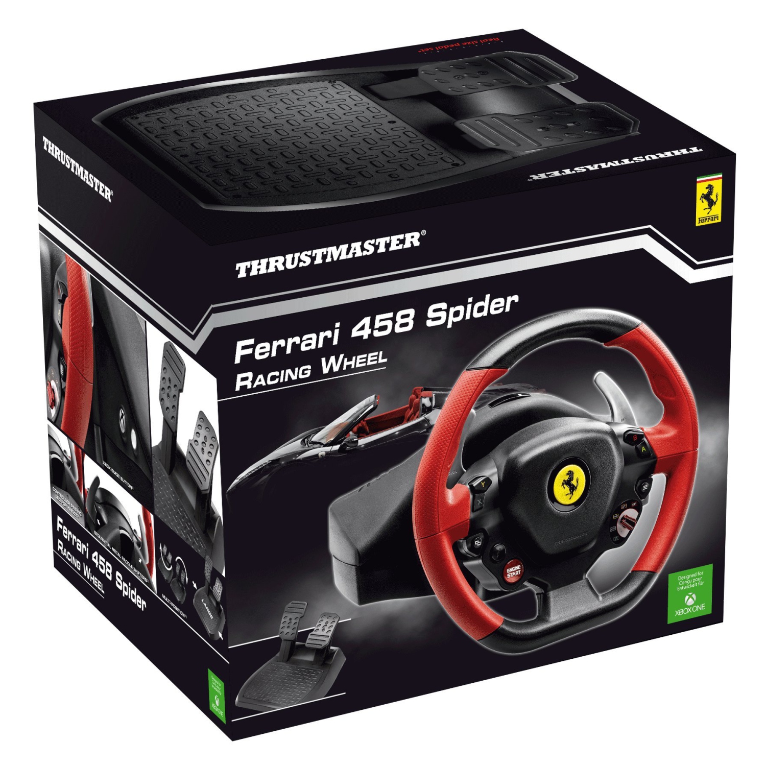 Refurbished (Good) - Thrustmaster GDTM000082 TX Racing Wheel Ferrari 458 Italia Edition (Xbox One)