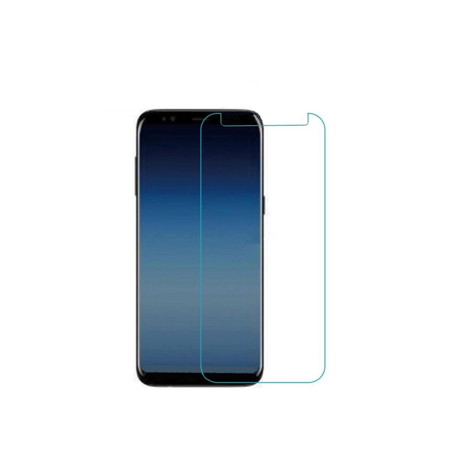 Exian Samsung Galaxy A8 2018 Tempered Glass Screen Protector Clear