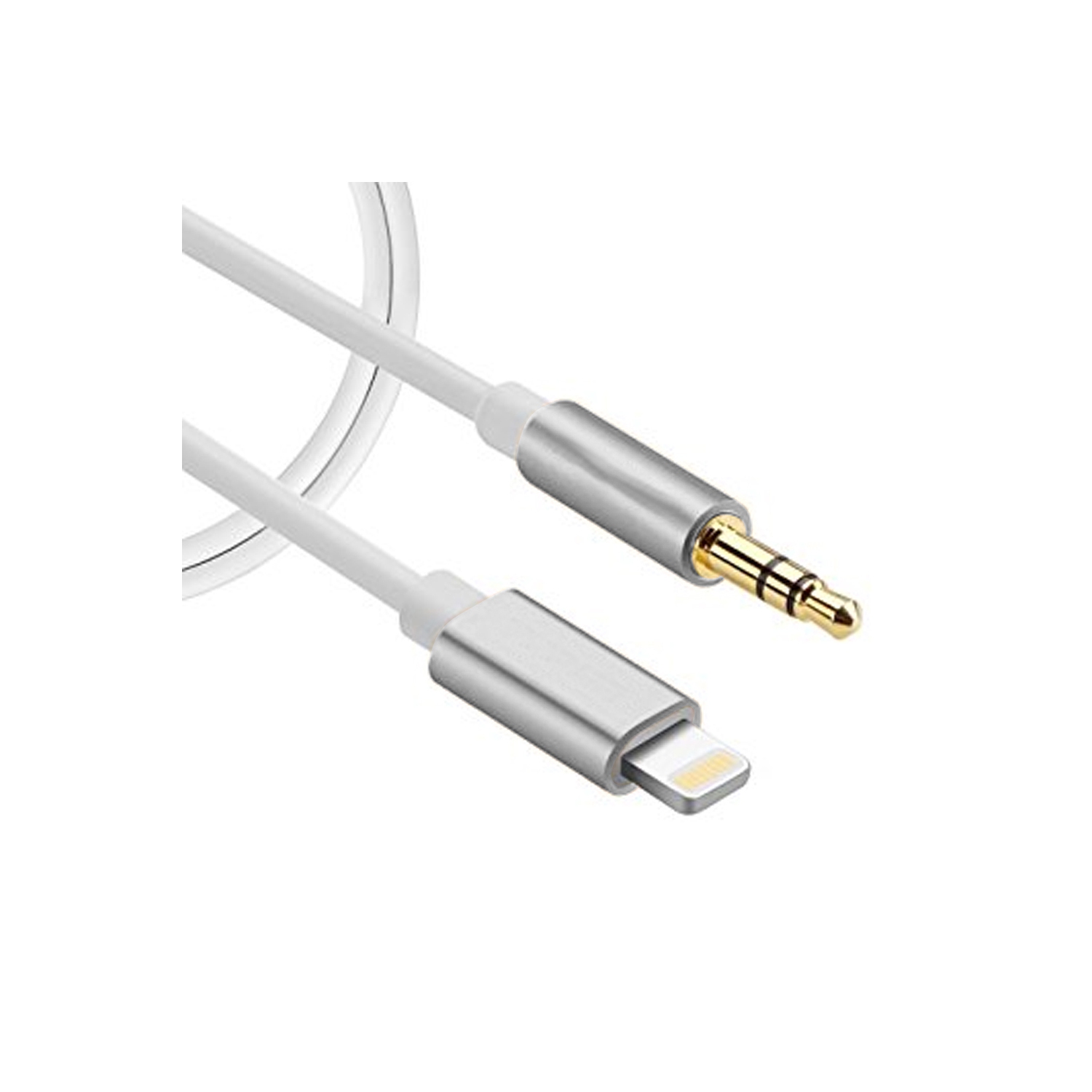 Câble Lightning vers USB mâle d’Exian de 1 m argenté