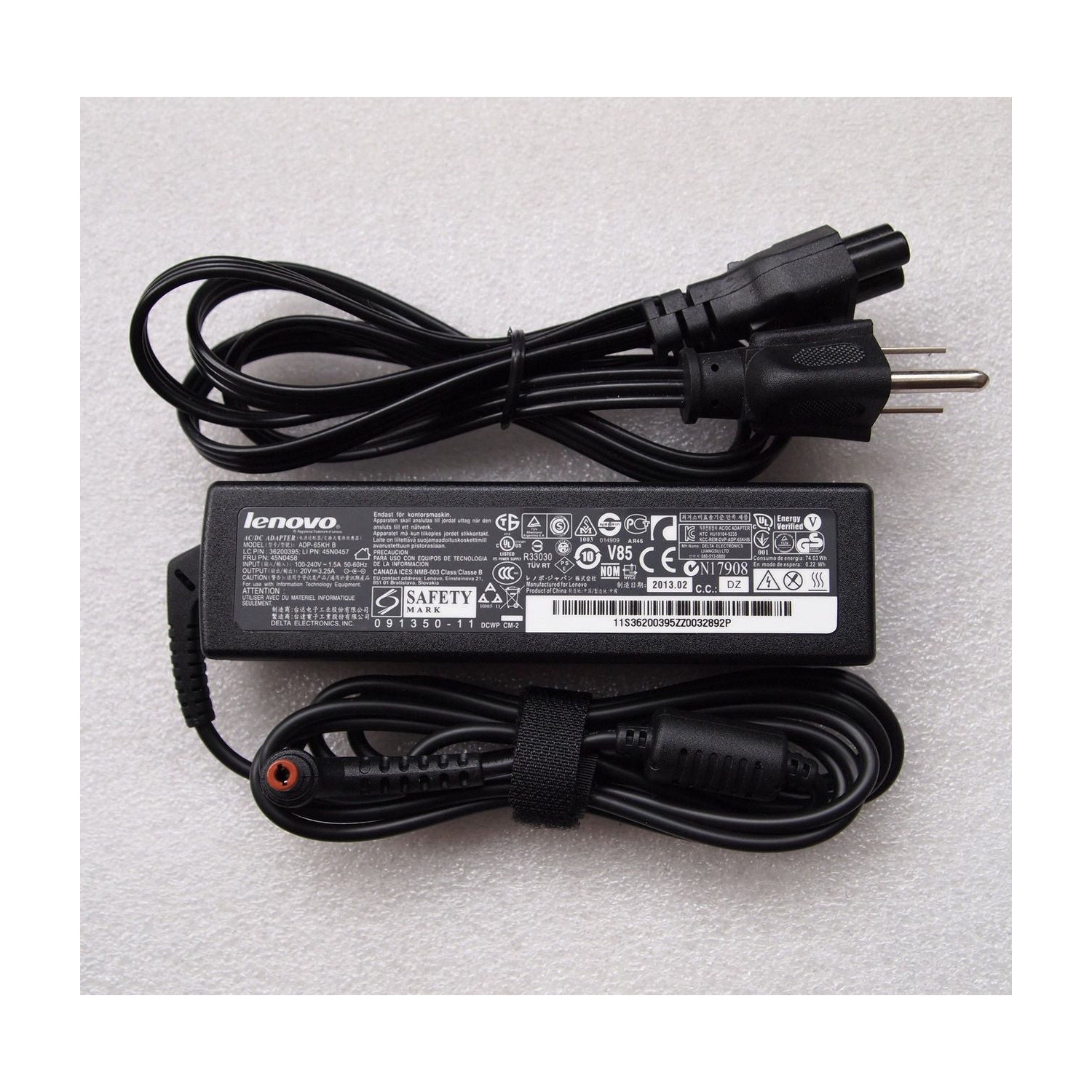 New Genuine Lenovo 3000 Series C100 C200 N100 N200 AC Power Adapter Charger 65W