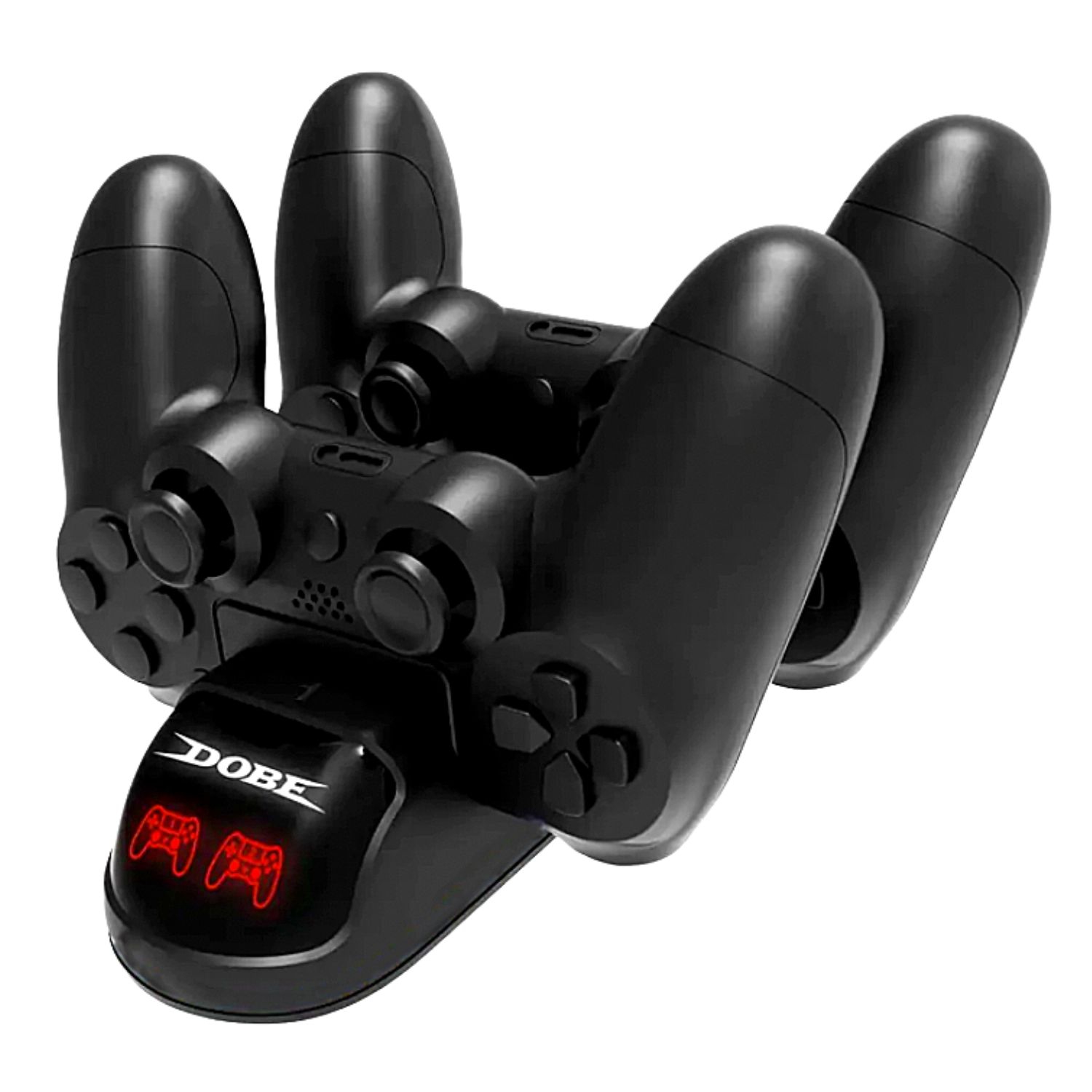 Chargeur de manette de PlayStation 4 - Station d’accueil de manette avec voyants DEL - compatible avec la PlayStation 4 - Station de chargement