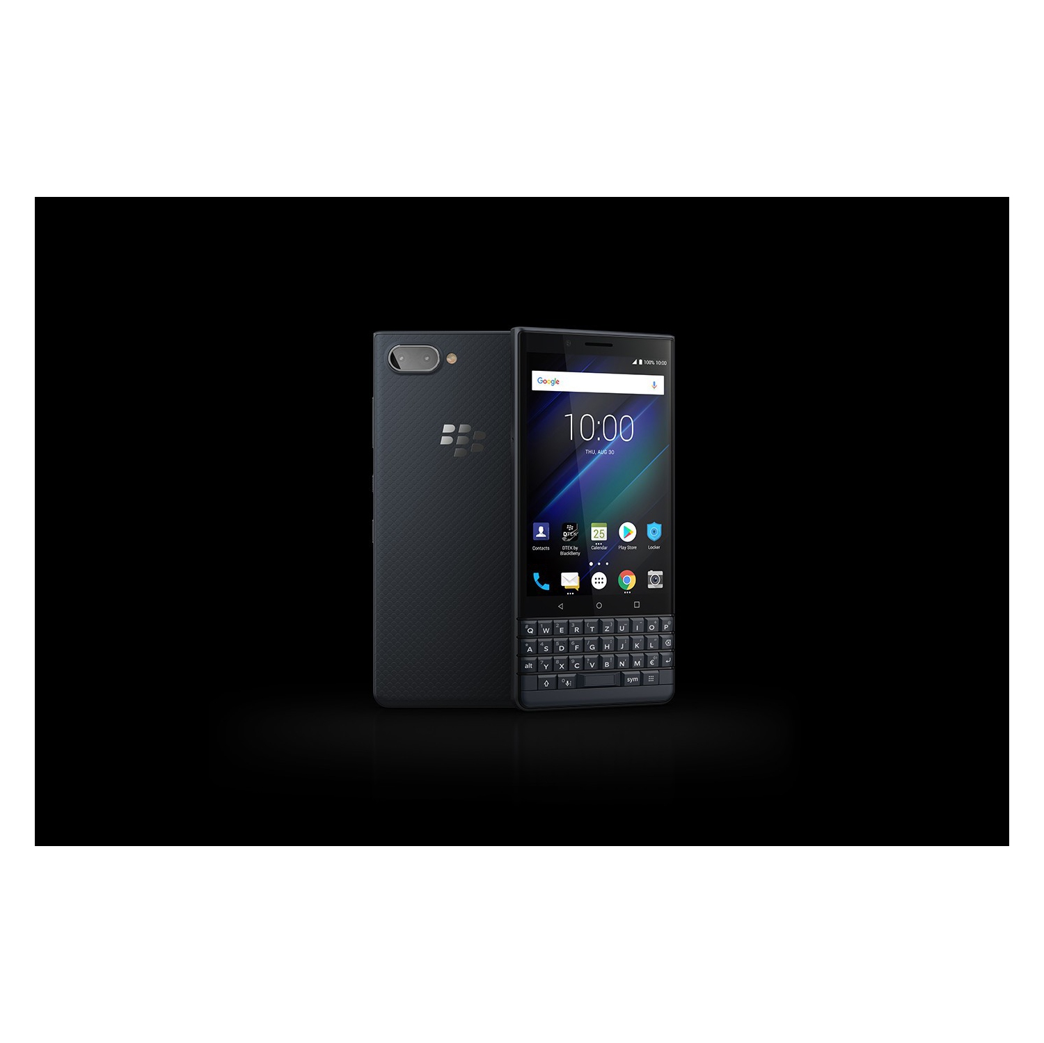 Refurbished - BlackBerry KEY2 LE - BBE100-2 Unlocked (64GB) Slate - Certified Pre-Owned