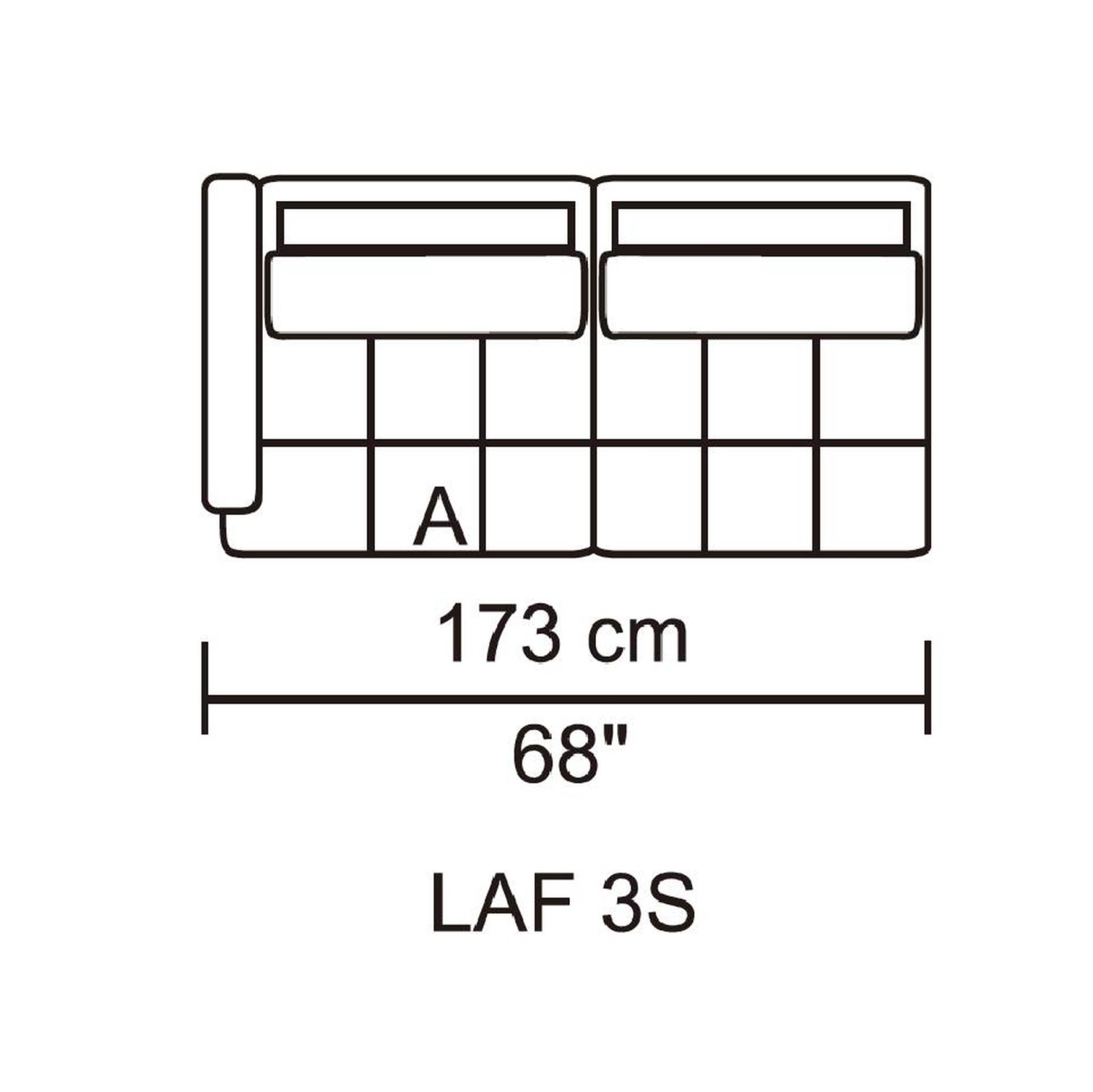 Husky® Leggo Sectional Sofa - RHS Chaise – Grey