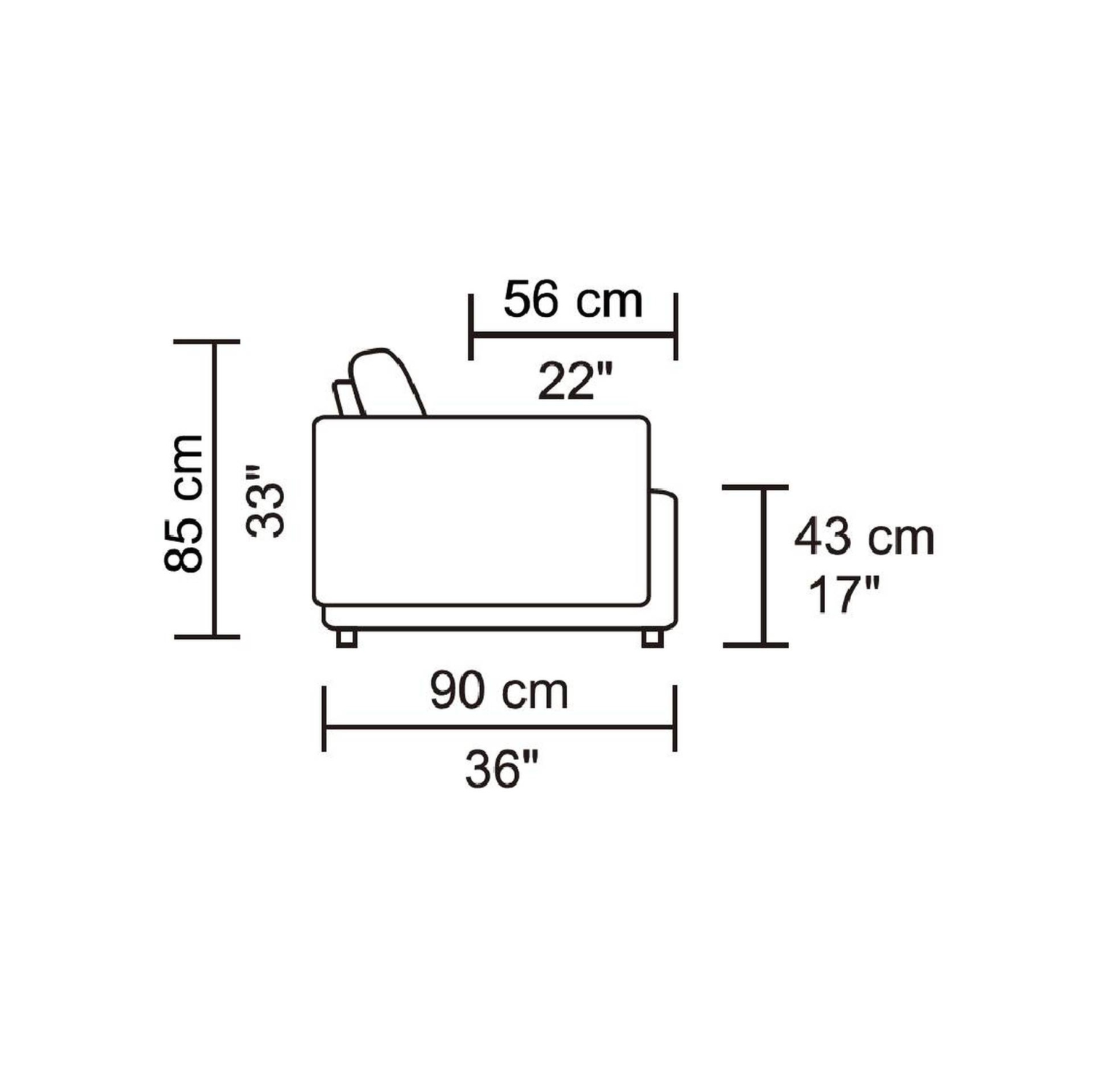 Husky® Leggo Sectional Sofa - LHS Chaise – Grey