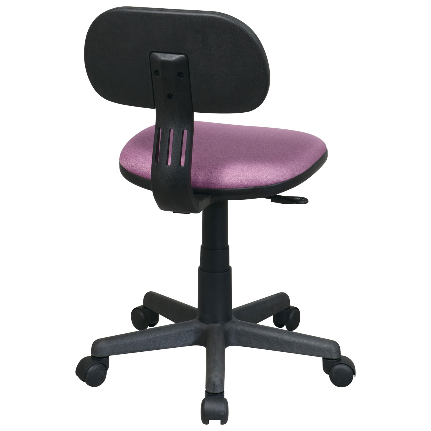 OSP Designs 499 Low-Back Polyester Task Chair - Purple