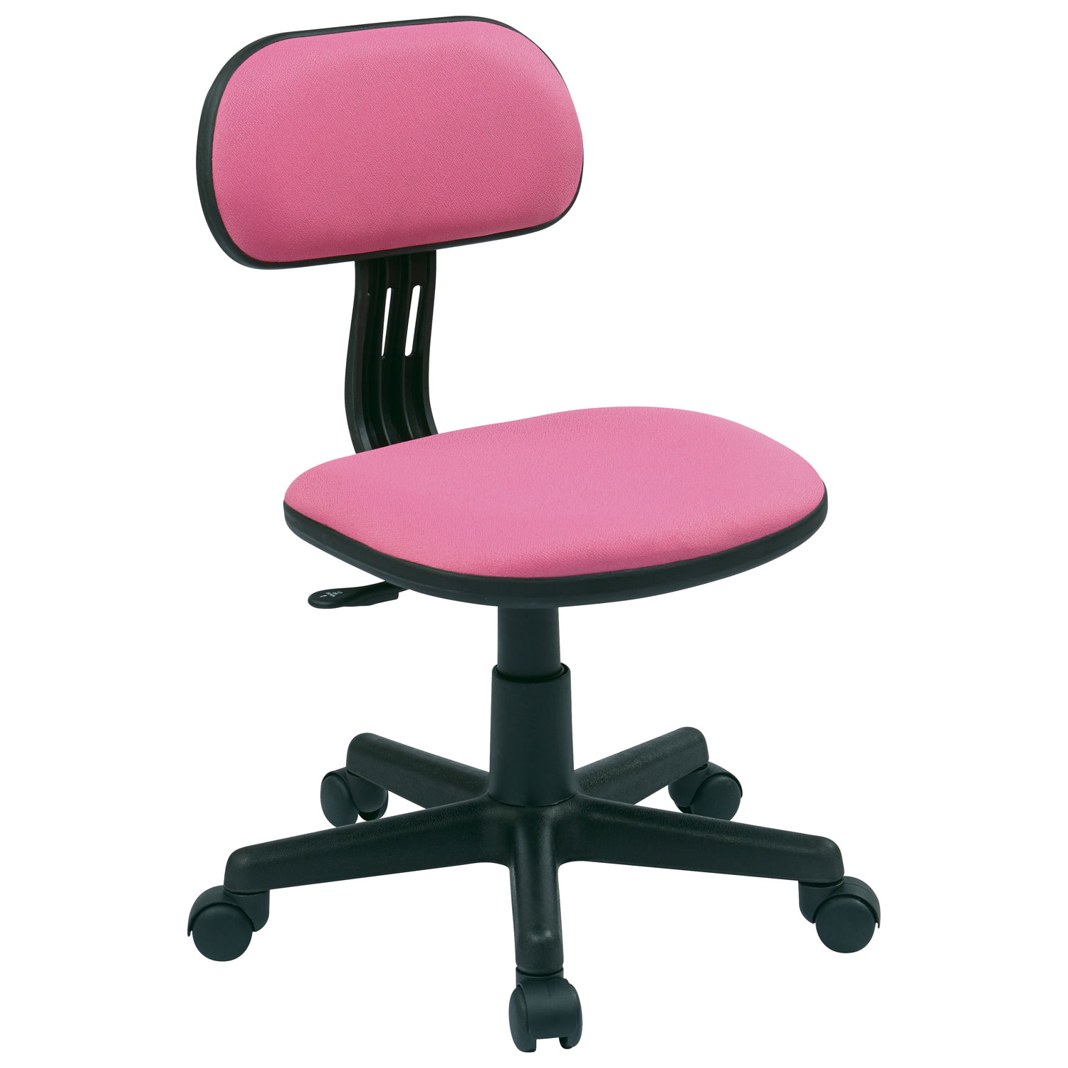 OSP Designs 499 Low-Back Polyester Student Task Chair - Pink