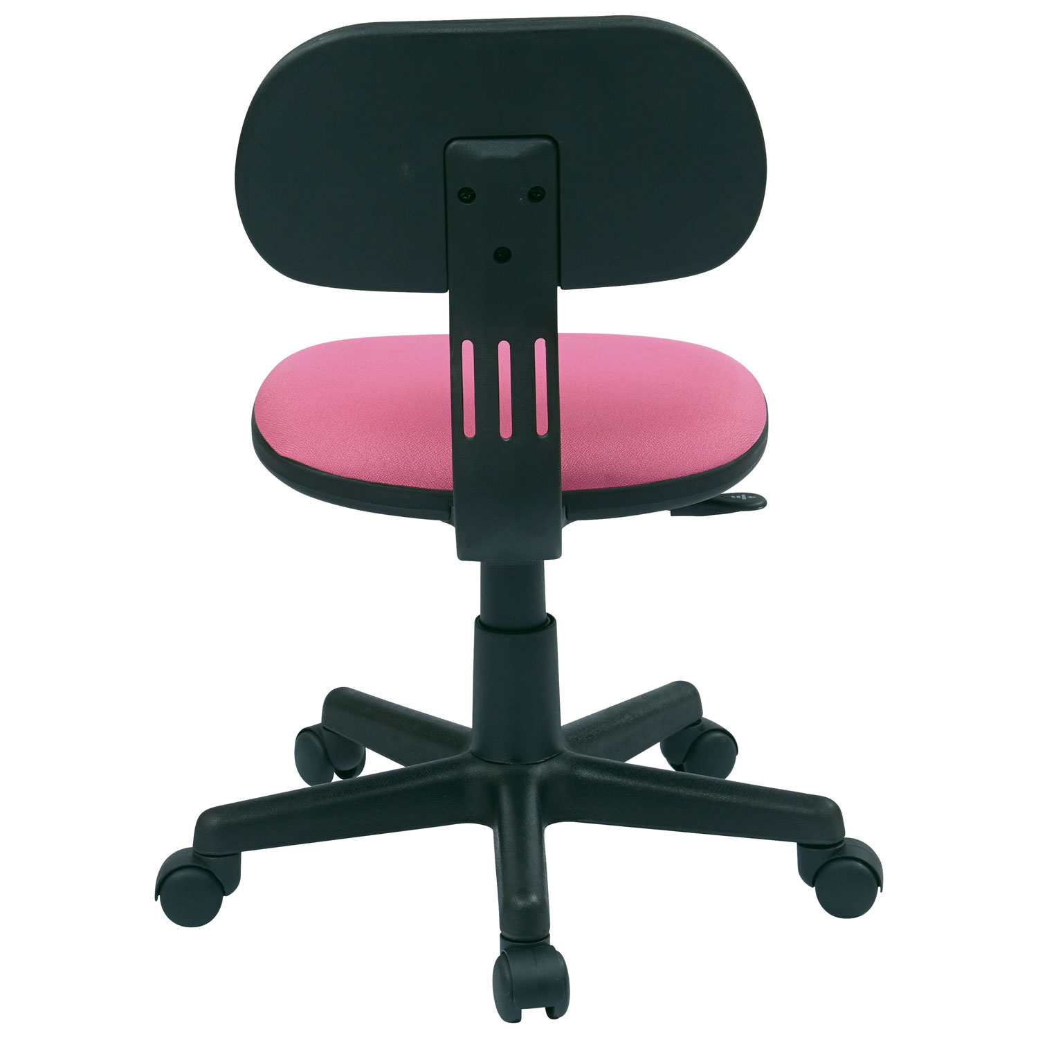 OSP Designs 499 Low-Back Polyester Student Task Chair - Pink
