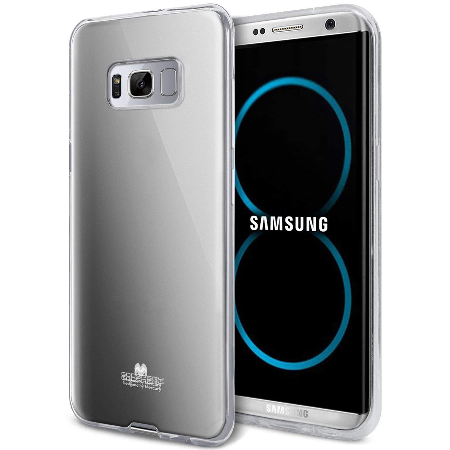 MERCURY GOOSPERY Anti-Yellow Clear TPU Soft Feeling Case Cover for Samsung Galaxy S8 Plus