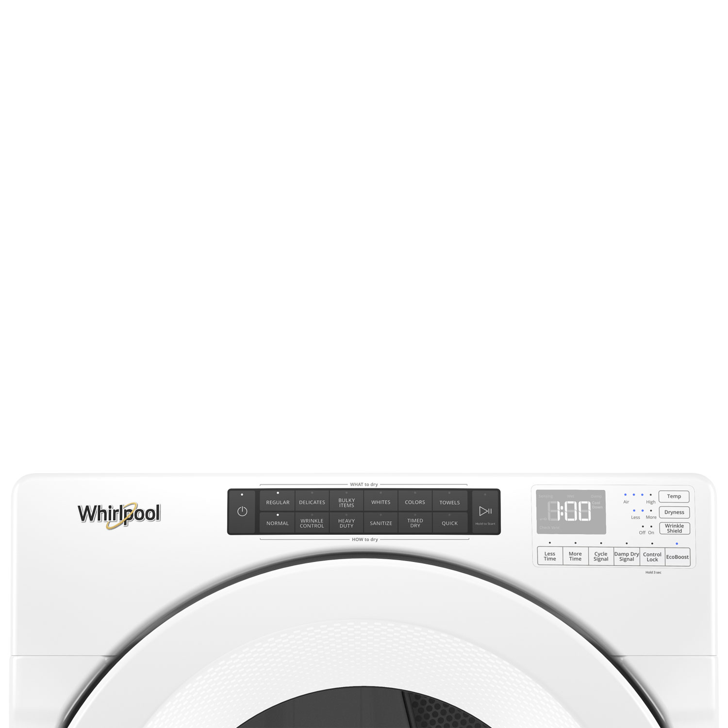 Sécheuse au gaz de 7,4 pi³ de Whirlpool - Blanc