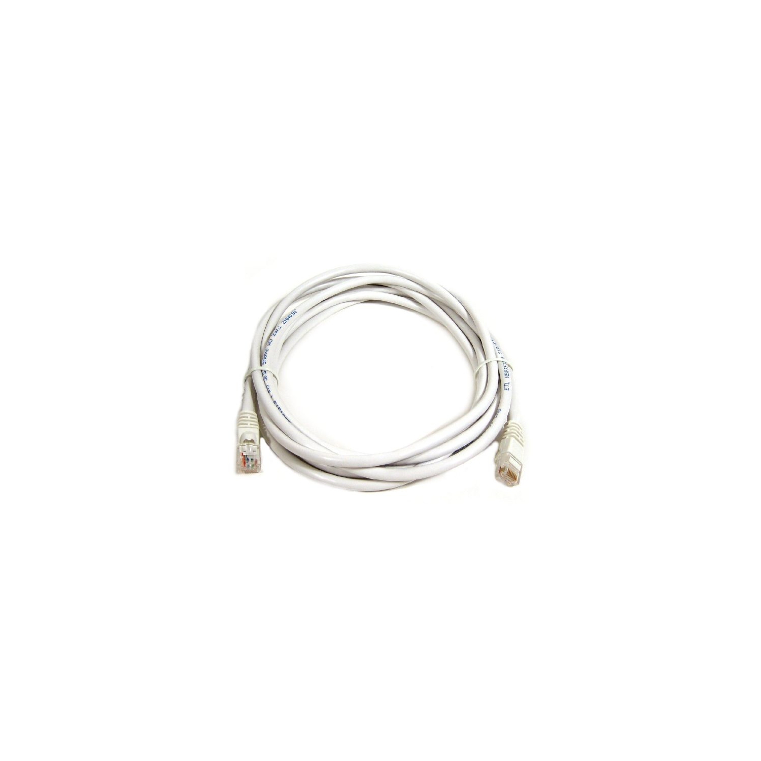 5' CAT5e UTP Network Cable - White - TechCraft