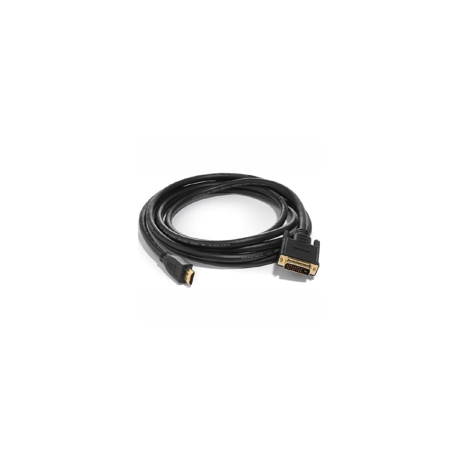 25 ft. Single Link DVI-D to HDMI Cable - 24AWG - TechCraft