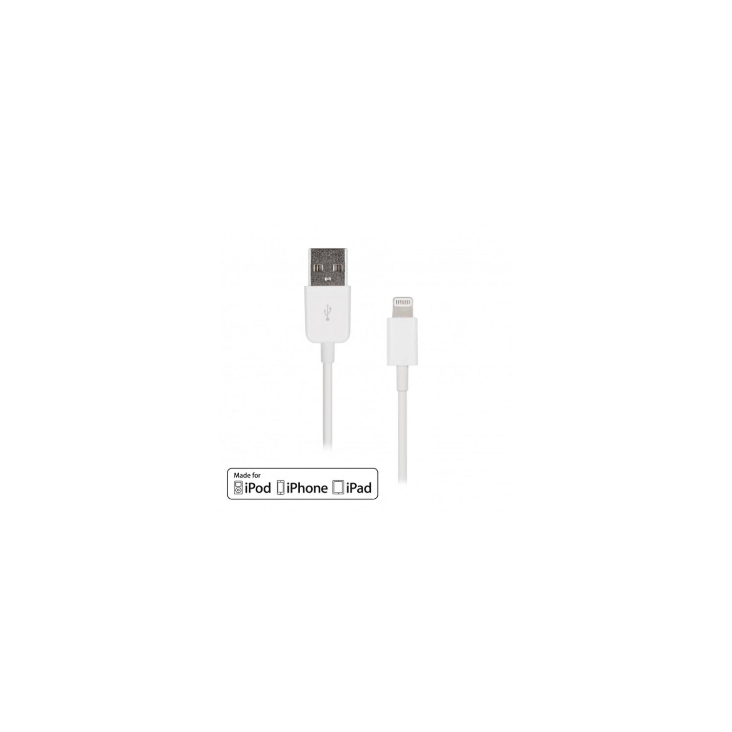 3' USB 2.0 Lightning Cable for iPhone / iPad - Male/Male - TechCraft