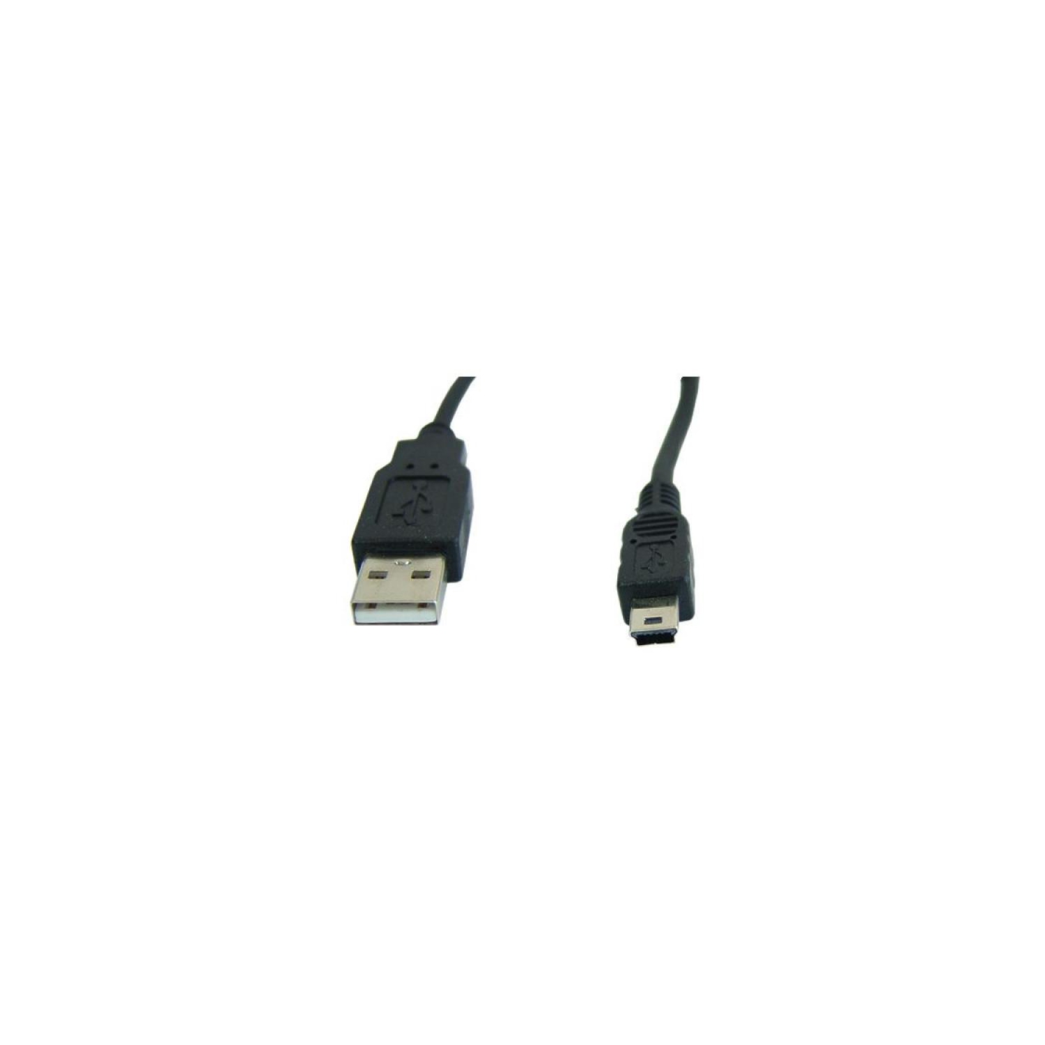 15' USB 2.0 Cable to Mini USB 5 Pin Connector - TechCraft
