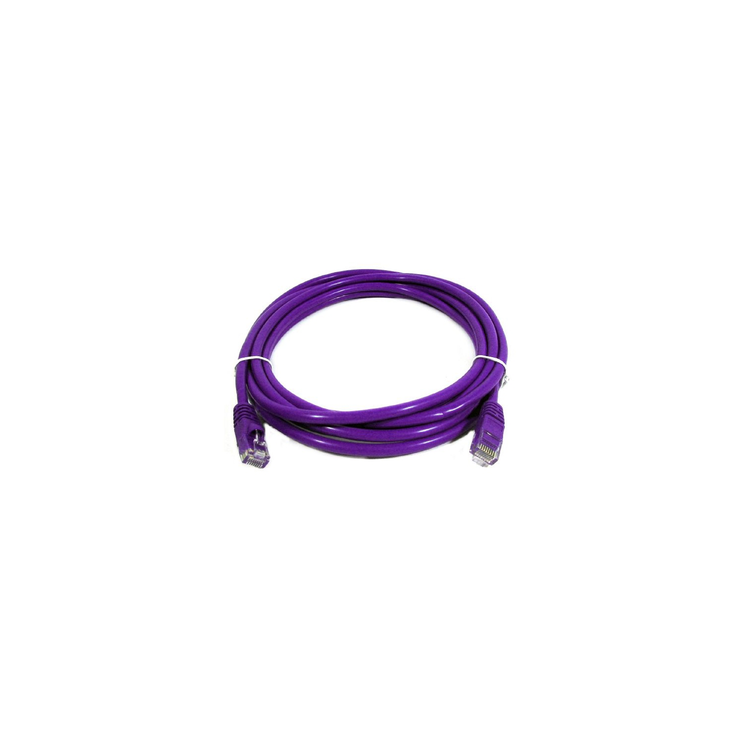 1' CAT5e UTP Network Cable - Purple - TechCraft
