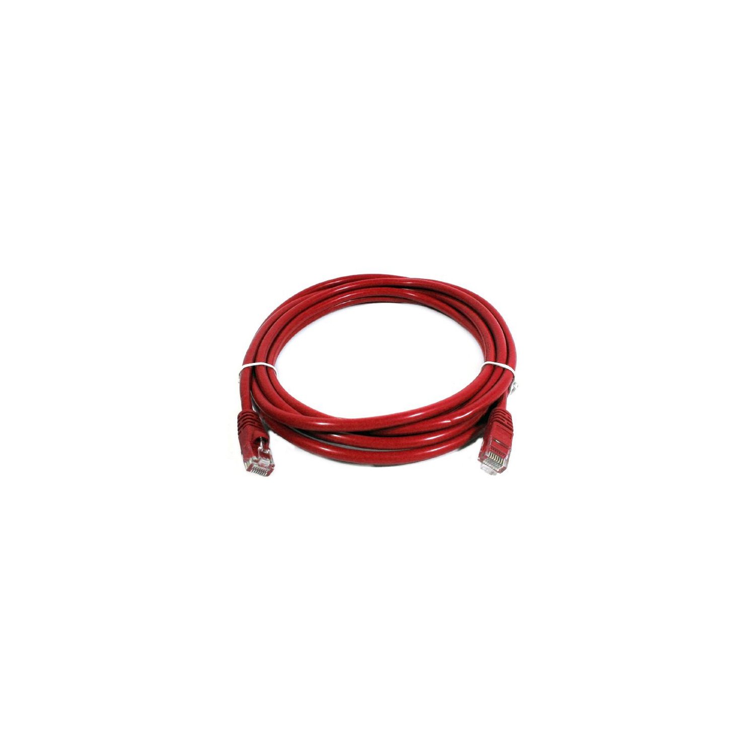 50' CAT5e UTP Network Cable - Red - TechCraft