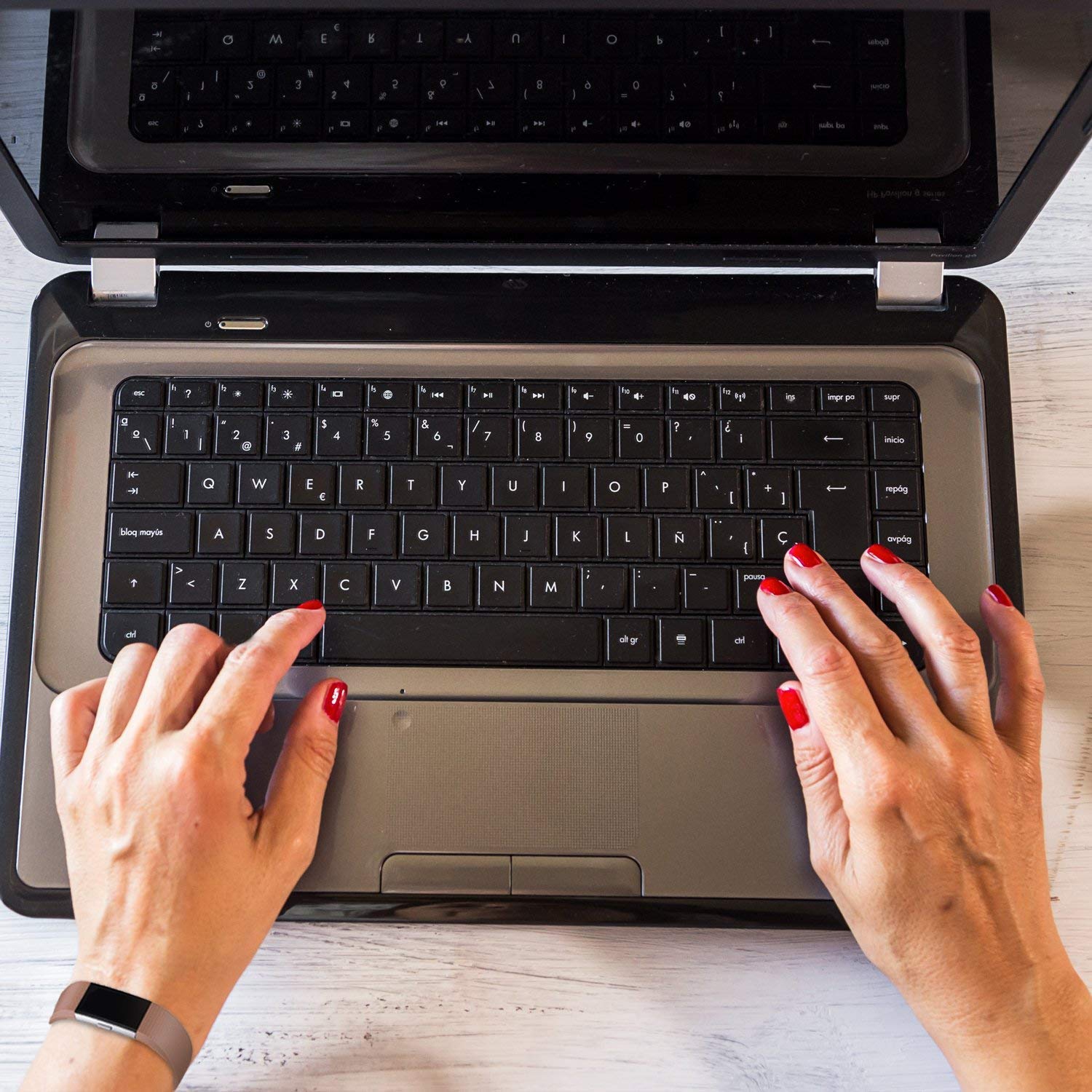 Compatible Fitbit Charge 2 Bands, Classic Bracelet Adjustable Wristband TPU Strap Sport Watch Band Metal Clasp,Small