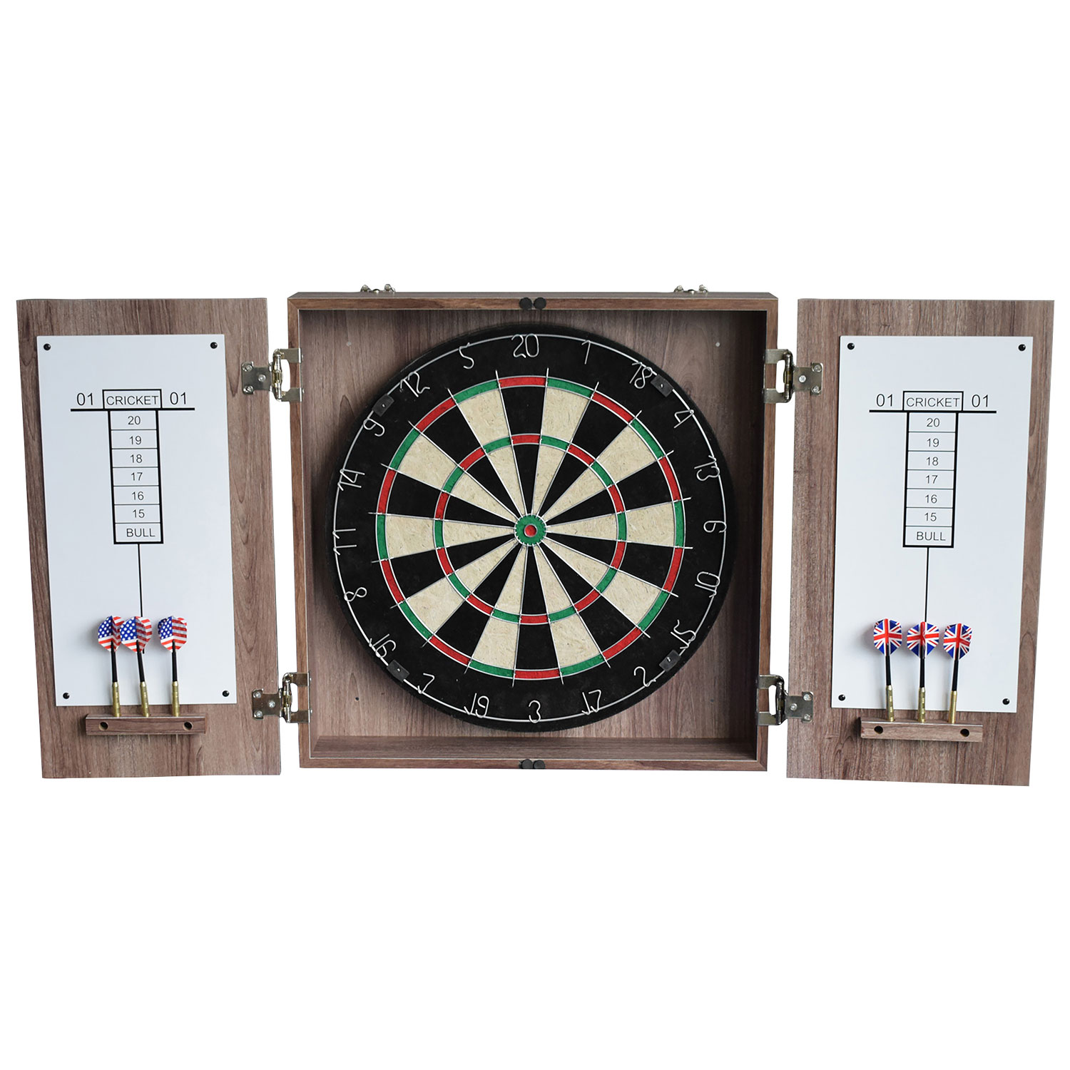 Hathaway Winchester 18" Steel Tip Dart Board Cabinet