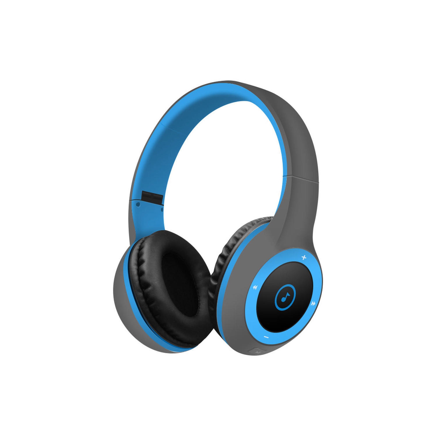 T8 Stereo Bluetooth Over- Ear Headphones Wireless Folding Headset with Microphone - Blue
