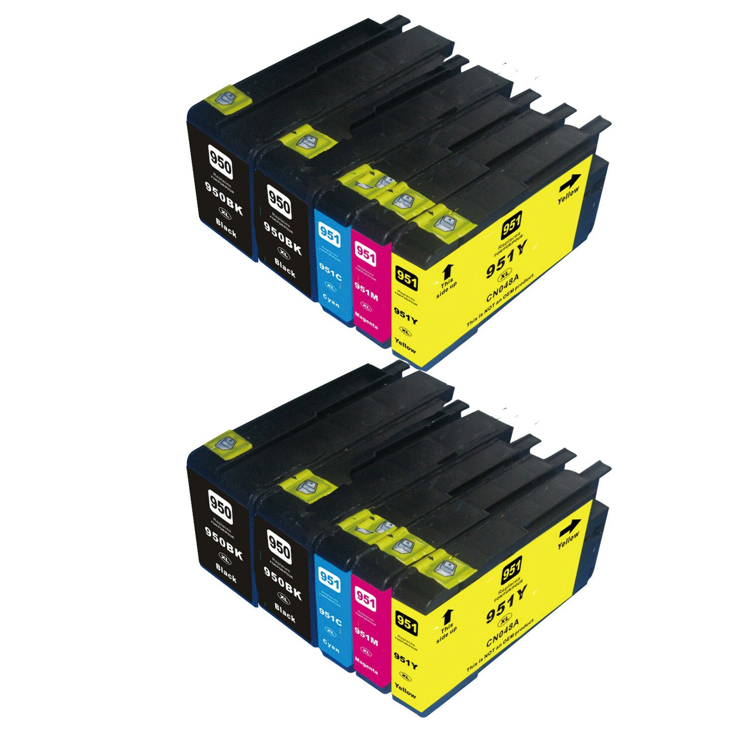 Max Saving - 10Pack(4K 2C 2M 2Y) Compatible Ink Cartridge 950XL,951XL for HP 950XL,HP951XL HP OfficeJet Pro 8100,Pro 8600,8610,8615,8620,8625,8630
