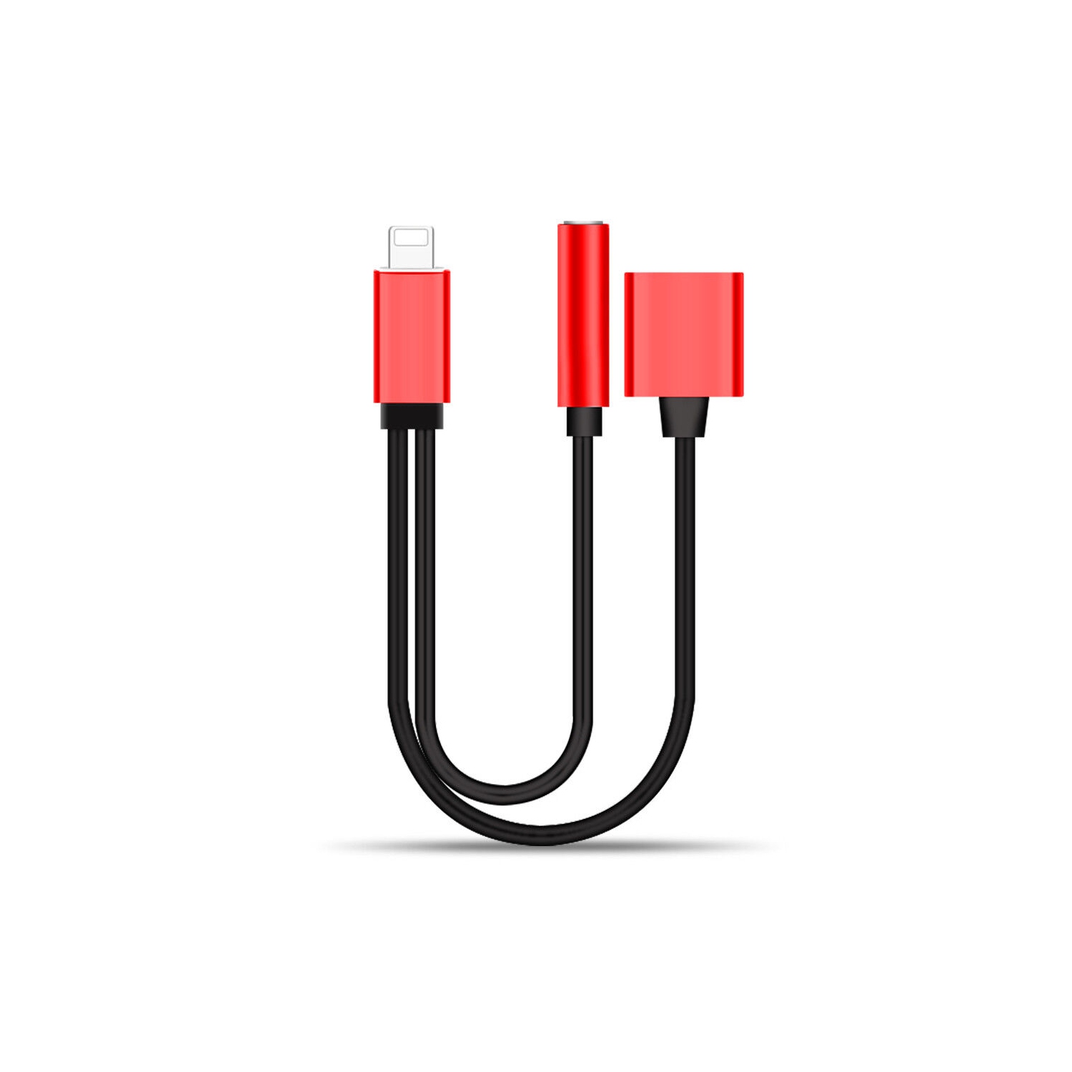 navor 3.5mm Audio + Lightning Charge 2 in 1Adapter Splitter Dongle Aux for iPhone 13 12 13 11 8 7