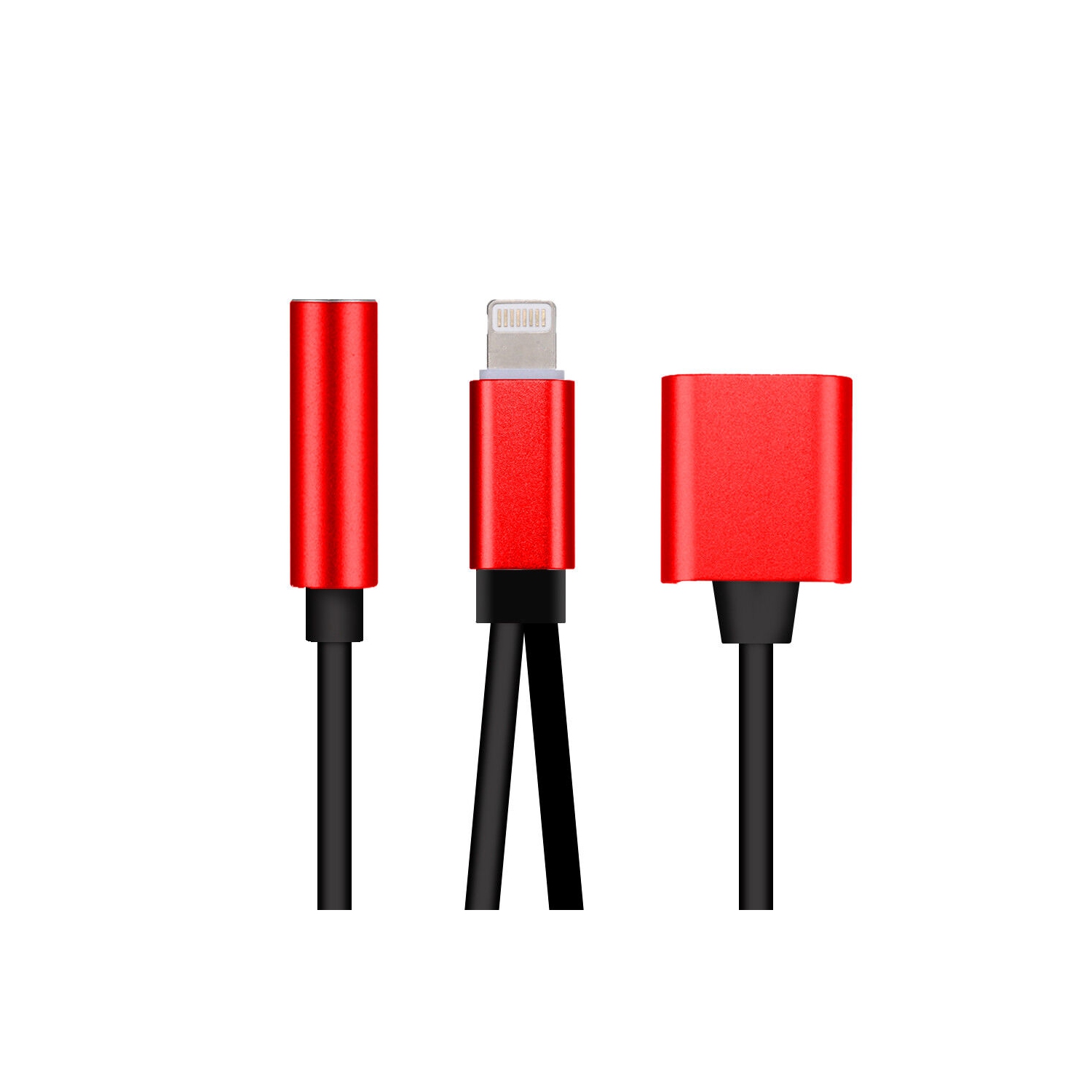 navor 3.5mm Audio + Lightning Charge 2 in 1Adapter Splitter Dongle Aux for iPhone 13 12 13 11 8 7