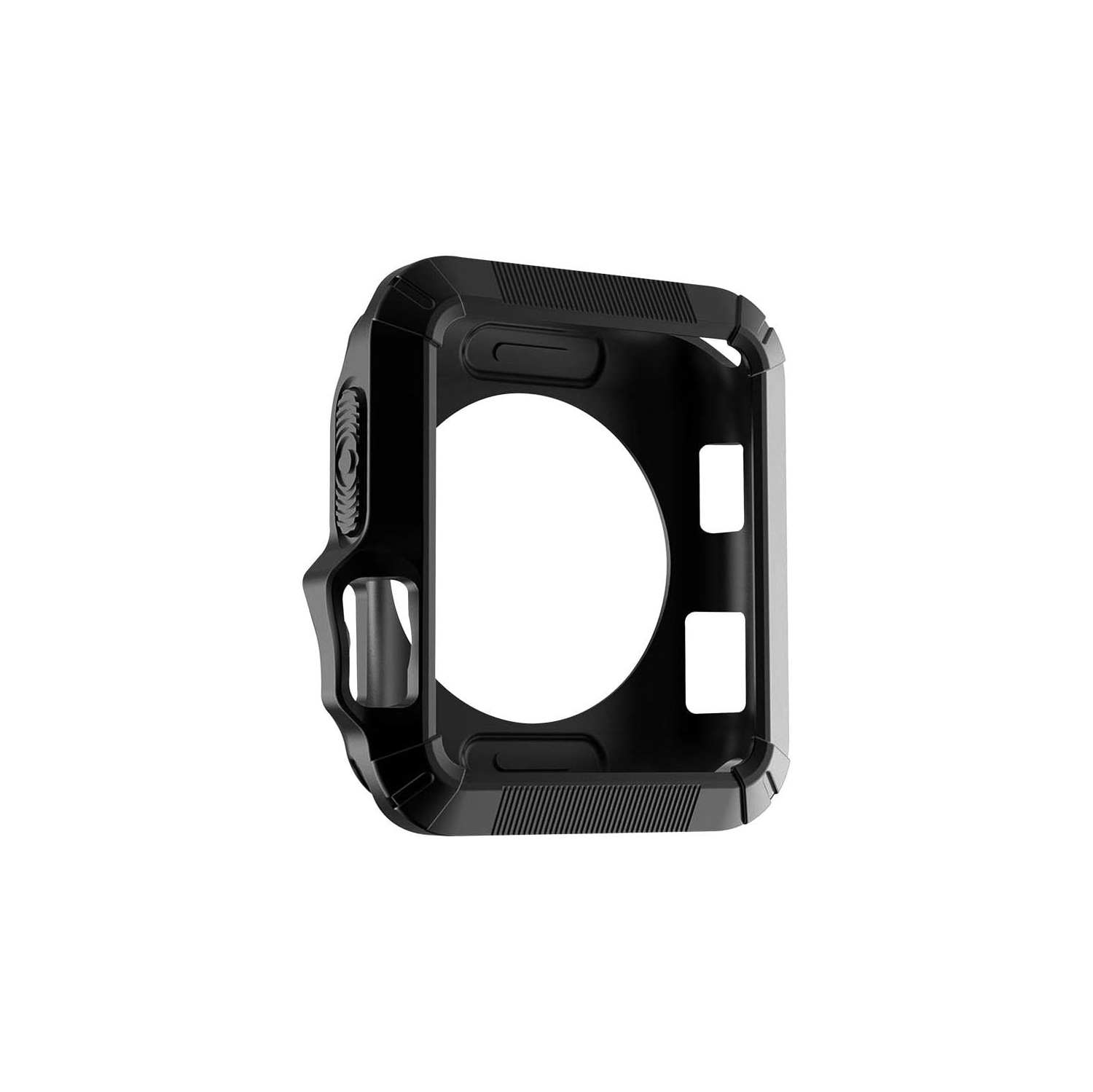 Étui protecteur robuste et résistant aux rayures, antichoc, pour iWatch Series 3, Series 2, Series 1 [Noir] - 38MM
