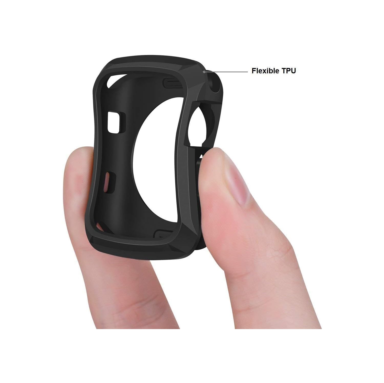 Étui protecteur robuste et résistant aux rayures, antichoc, pour iWatch Series 3, Series 2, Series 1 [Noir] - 38MM