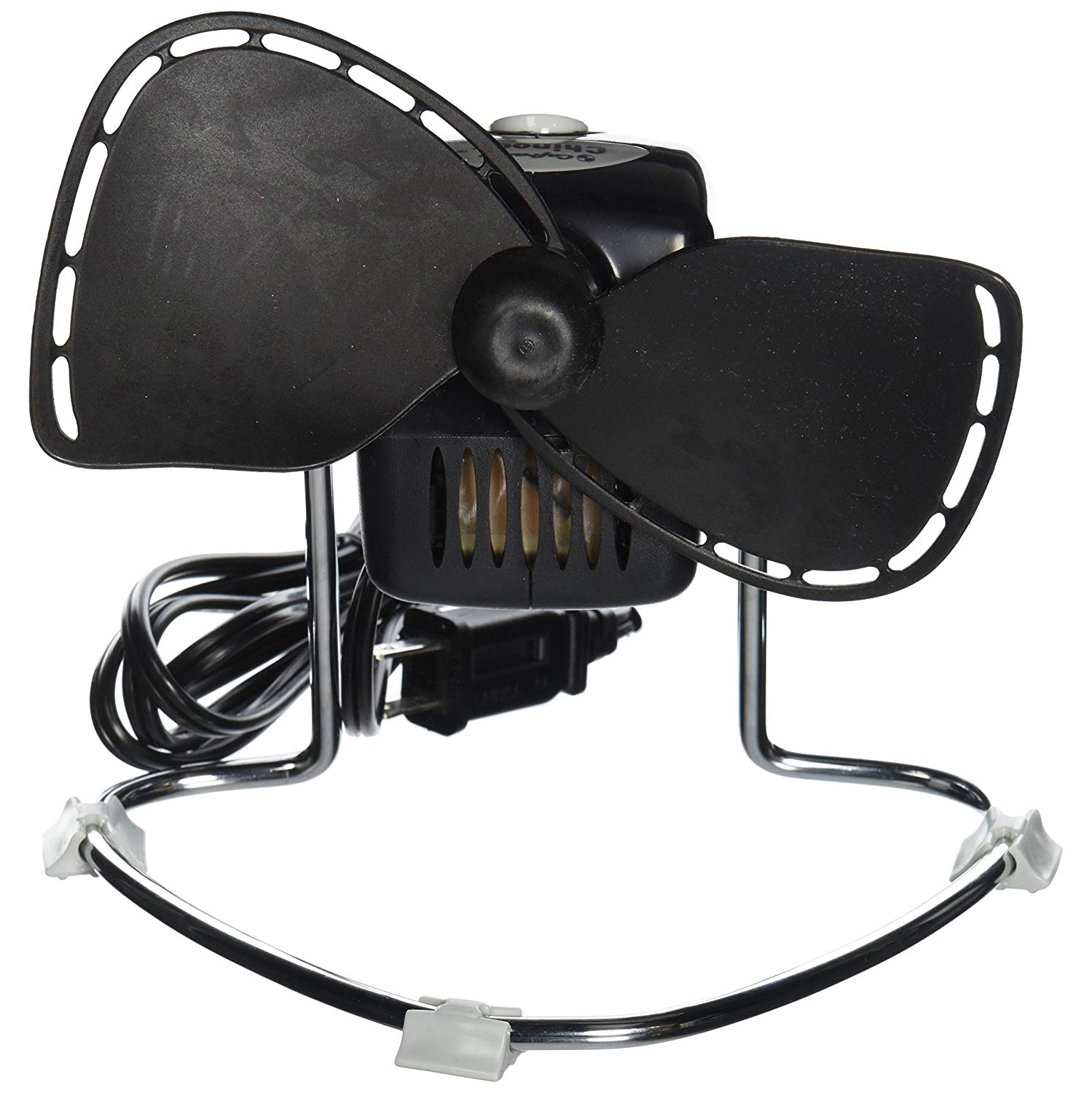 Ventilateur électrique Caframo Chinook à 2 vitesses. Débit d’air puissant. Très silencieux. Compacte. Fiable. Sécuritaire sans grille.