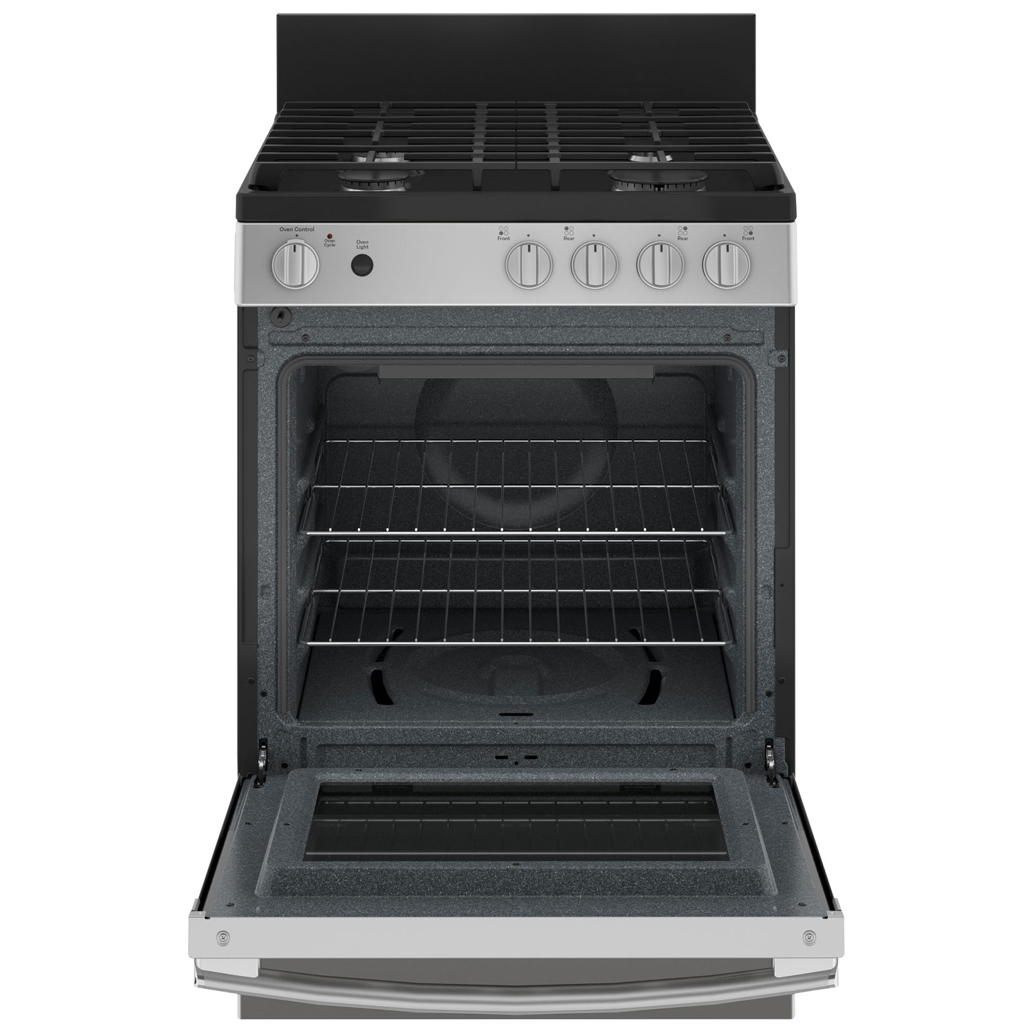 GE 24" 2.9 Cu. Ft. Free-Standing Gas Range - Stainless Steel