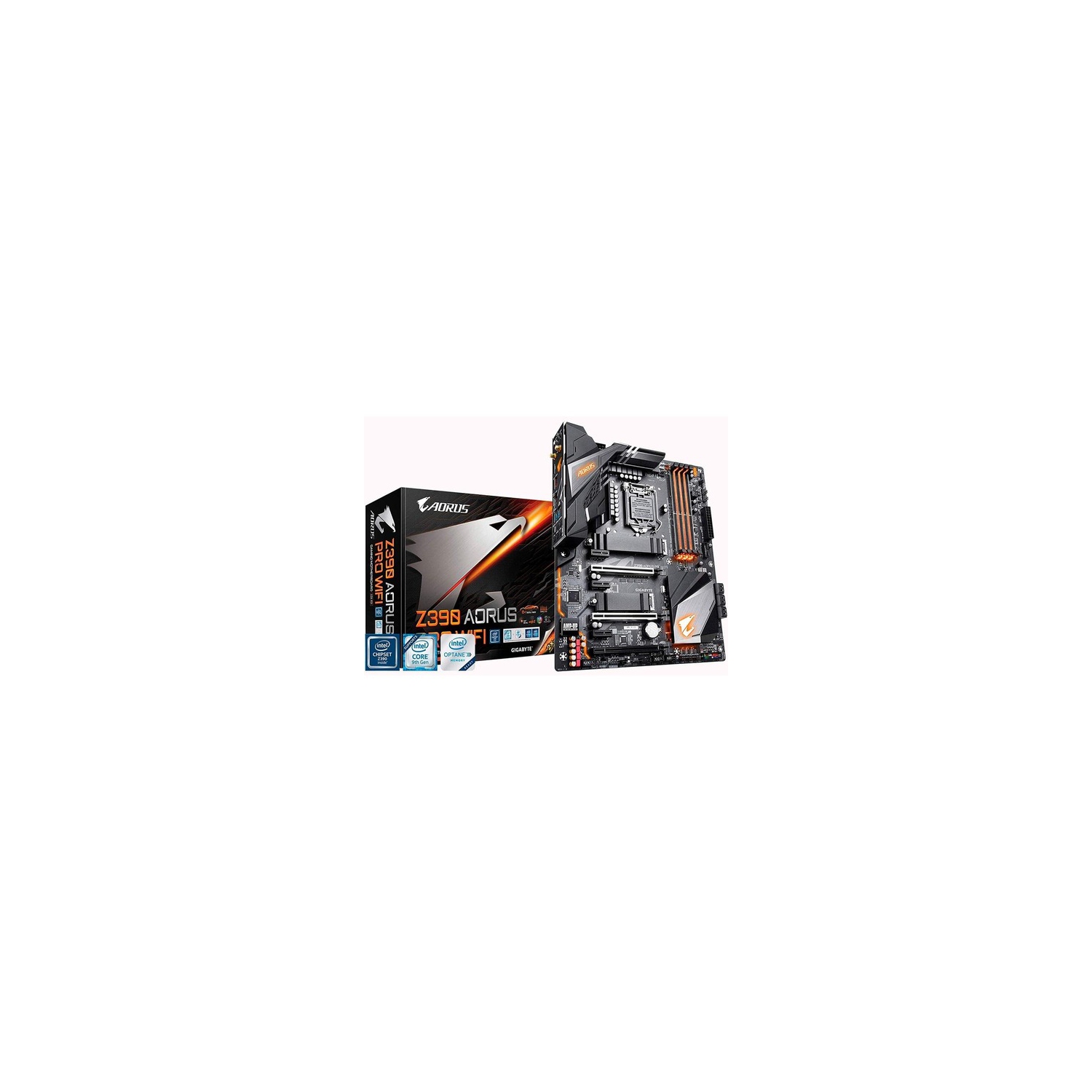 Gigabyte Z390 AORUS PRO WiFi (Intel LGA-1151/Z390/ATX/2xM.2 Thermal Guard/Onboard AC Wi-Fi/RGB Fusion/Gaming Motherboard)