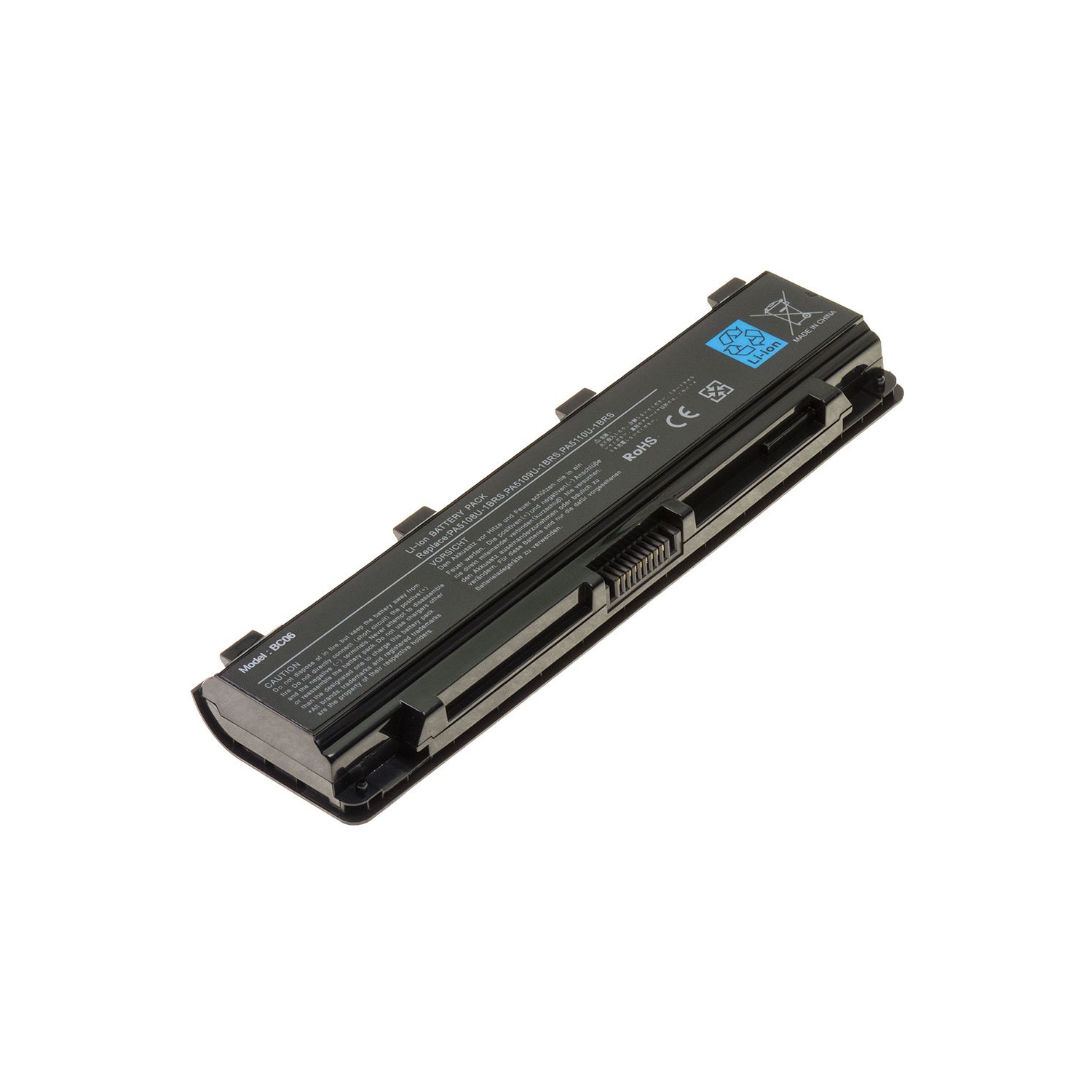 Laptop Battery for Toshiba Satellite C70-A-17R, PA5108U-1BRS, PA5109U-1BRS, PA5110U-1BRS, PABAS271, PABAS272, PABAS273