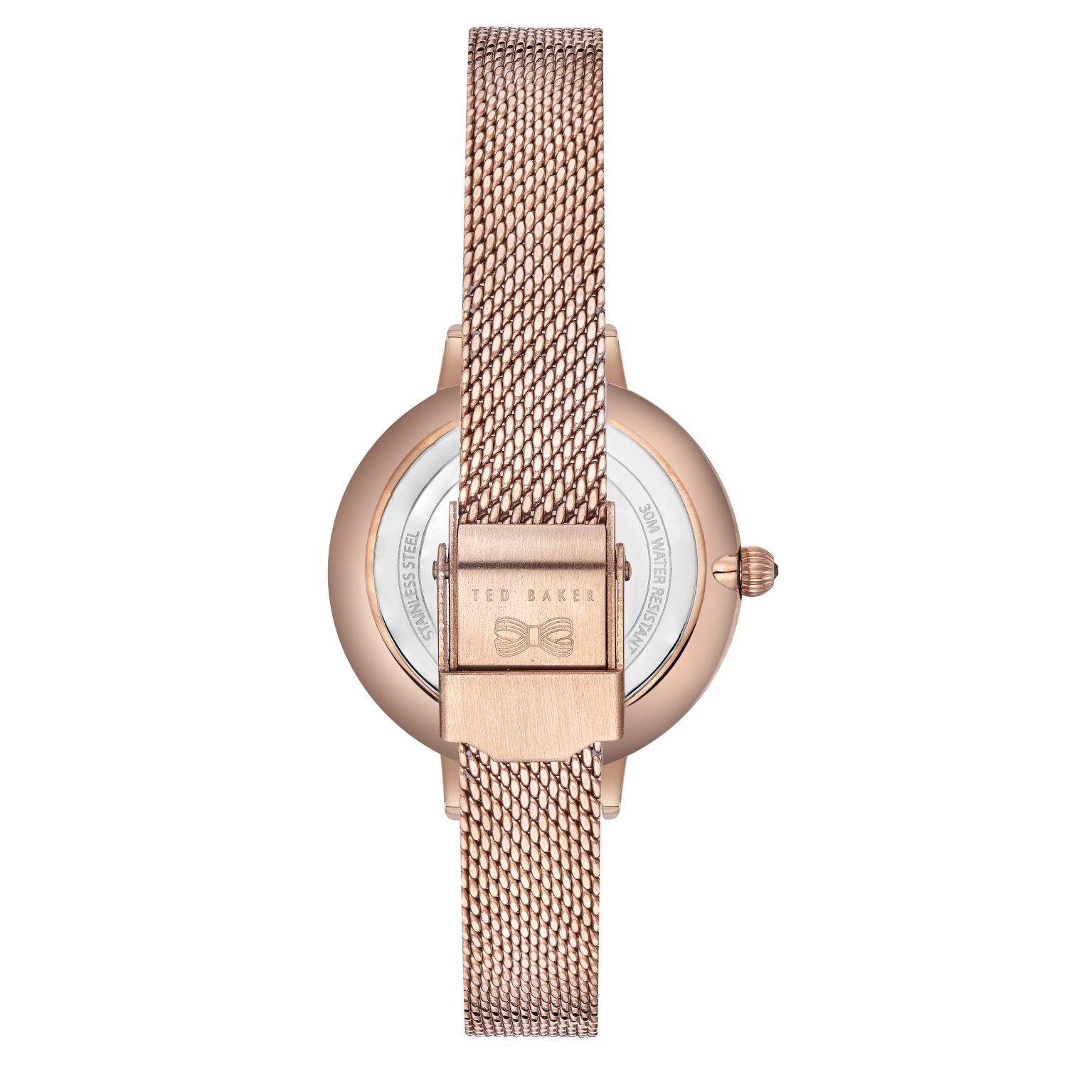 Ted Baker Kate Women's 32mm Rose Gold Case Rose Gold Mesh Bracelet Watch