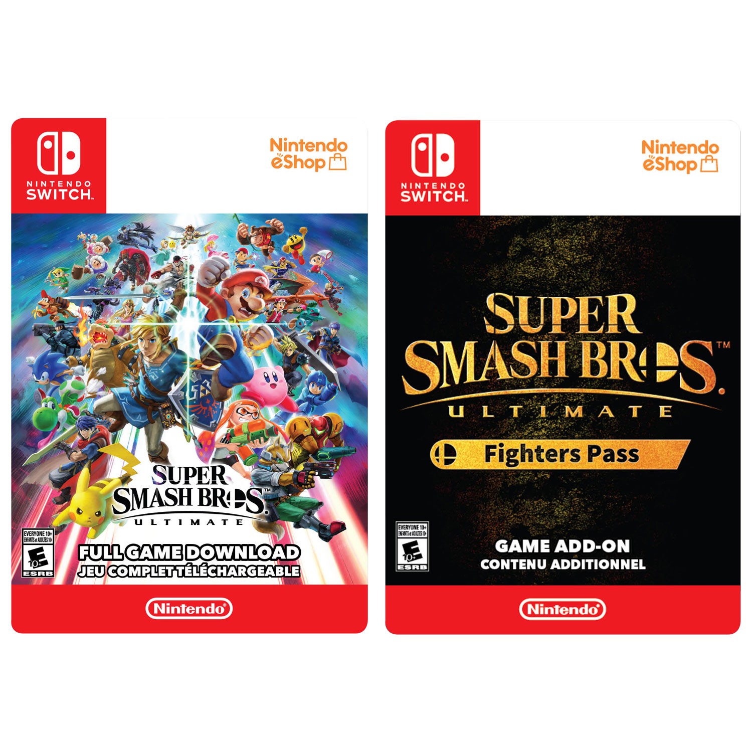 Super Smash Bros Ultimate with Fighters Pass (Switch) - Digital Download
