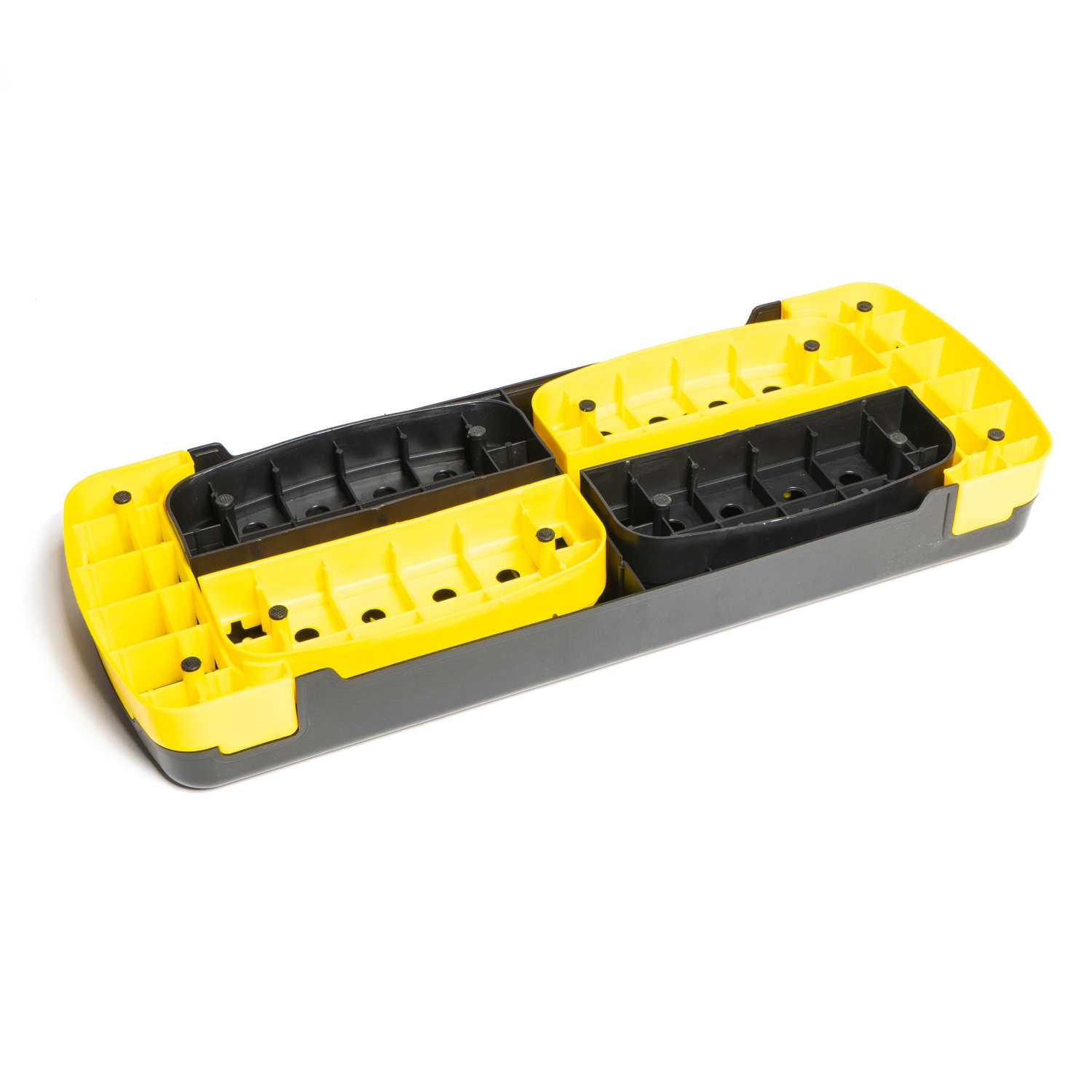 PRISP 3-Level Aerobic Stepper Step Platform for Home Gym & Fitness Training (Yellow & Black)