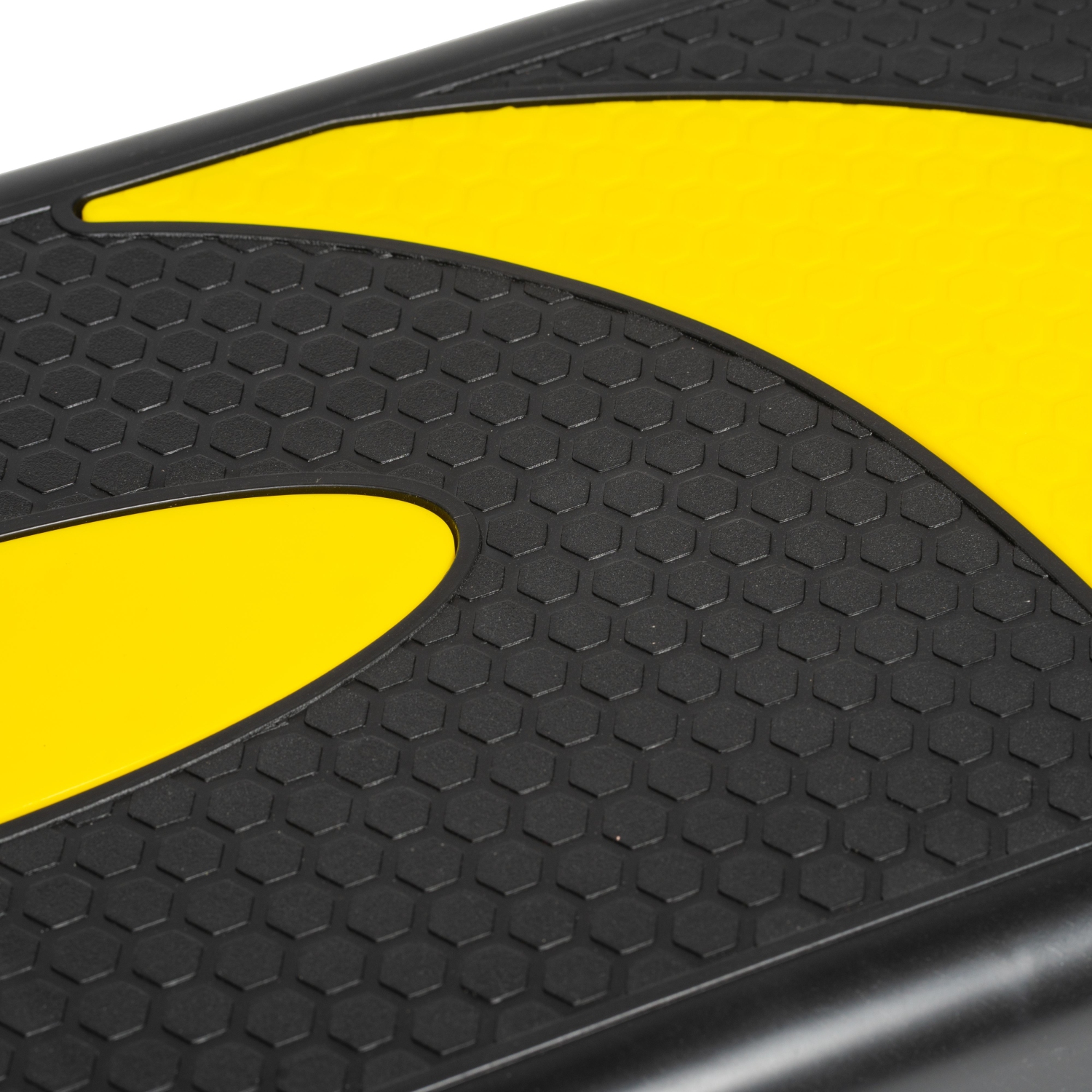 PRISP 3-Level Aerobic Stepper Step Platform for Home Gym & Fitness Training (Yellow & Black)