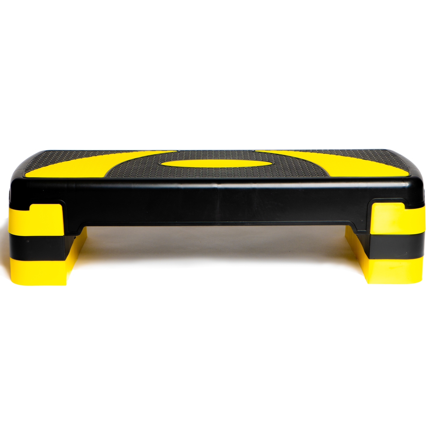 PRISP 3-Level Aerobic Stepper Step Platform for Home Gym & Fitness Training (Yellow & Black)