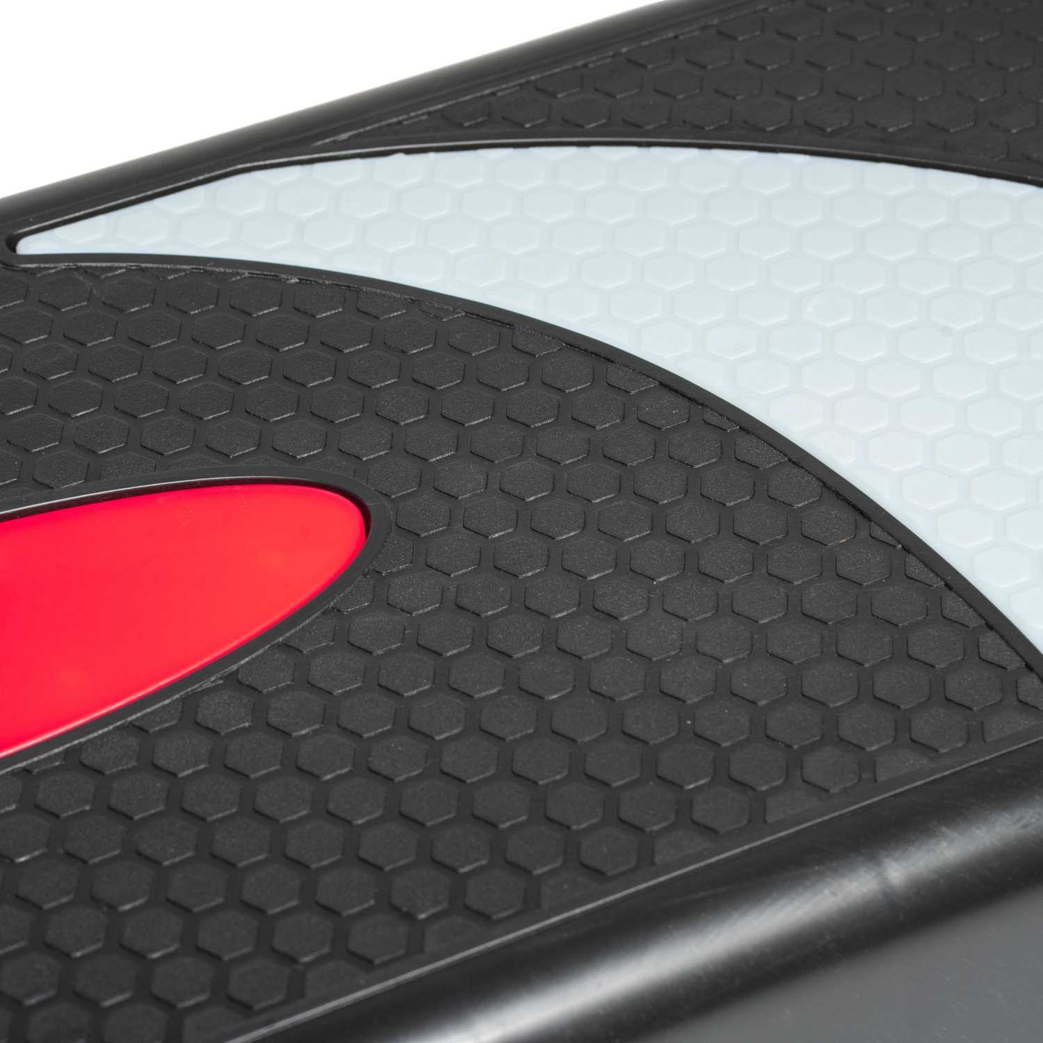 Simulateur d’escalier aérobie à 3 niveaux PRISP plateforme de marche pour gymnase à domicile et entraînement physique (gris et noir)