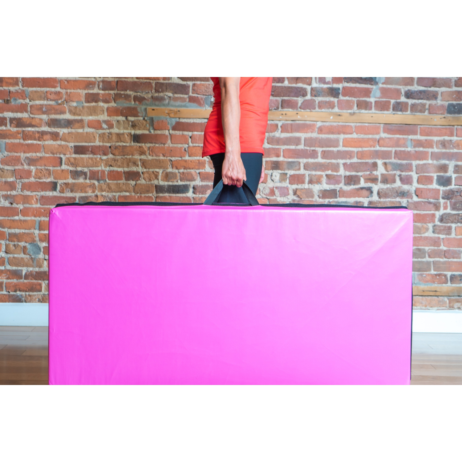 PRISP Folding 10ft Gym Mat for Gymnastics, Tumbling & Fitness; for Home 300x120x5cm / 10' x 4' x 2"