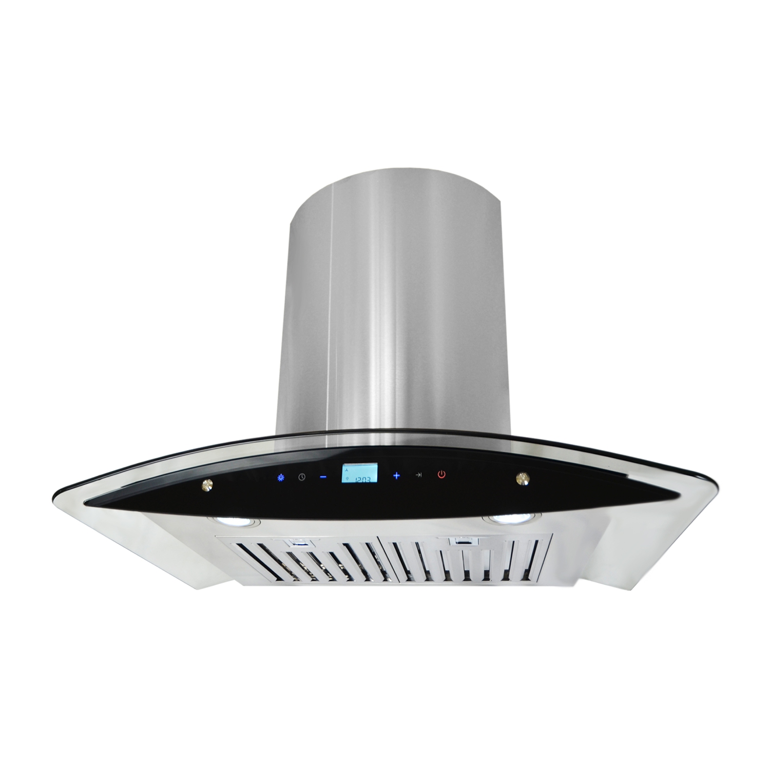 ROXON 900 CFM 30 Inches Range Hood Stainless Steel Wall Mounted Kitchen Exhaust Fan Style RXN-W16-30