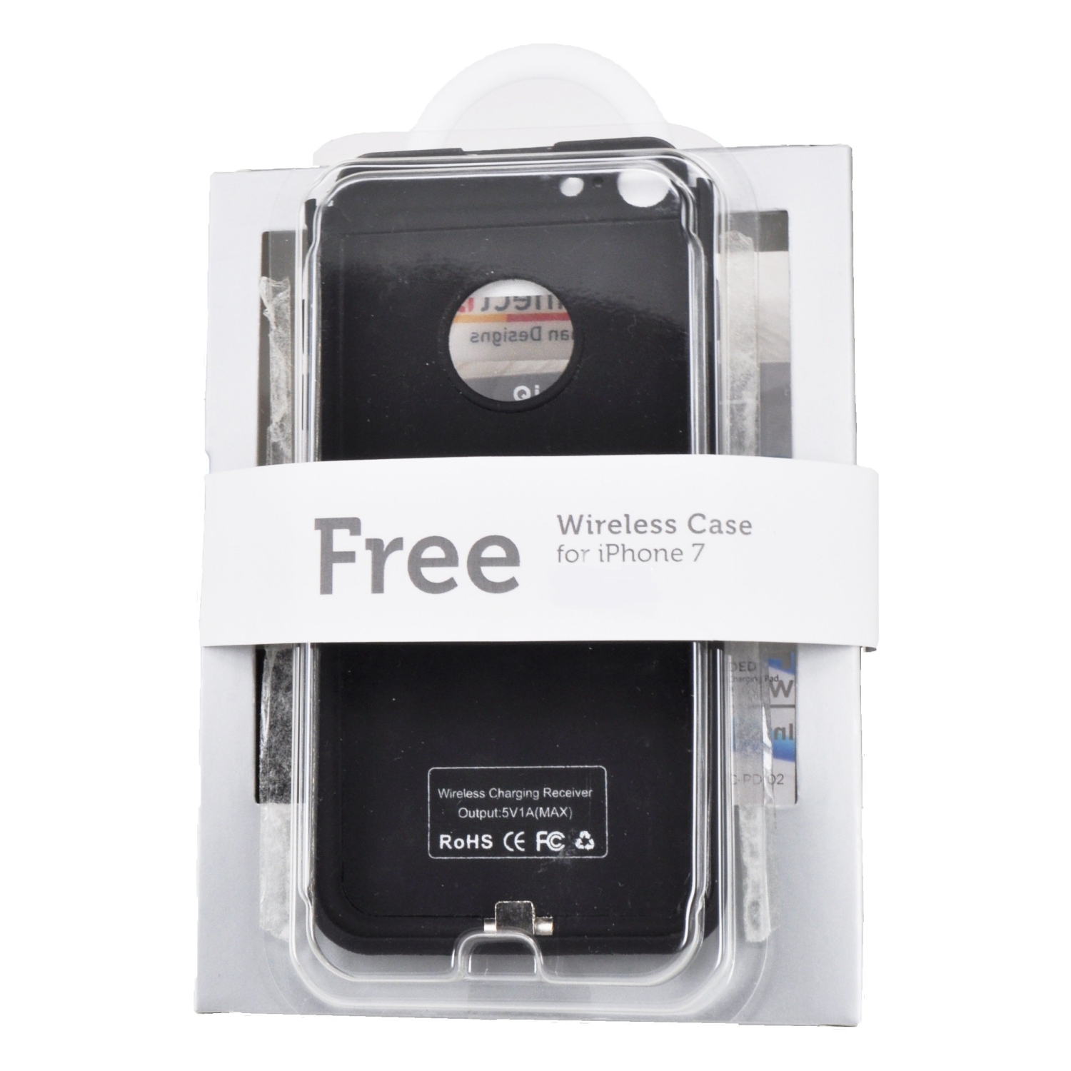 Bundle Air Connect Premium Wireless pad with Free Wireless iPhone 7 case