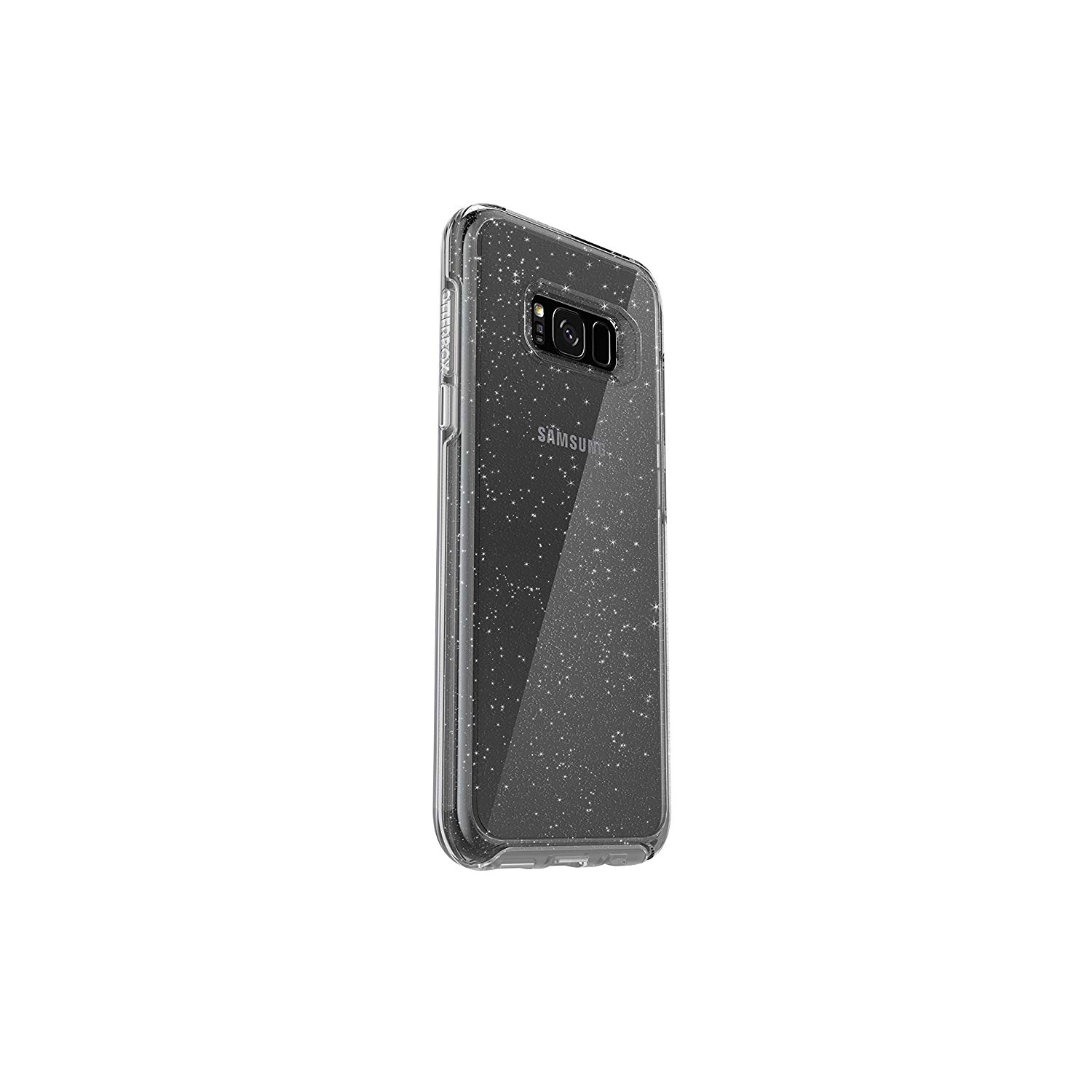 OtterBox SYMMETRY CLEAR SERIES for Samsung Galaxy S8+ - Retail Packaging - STARDUST (SILVER FLAKE CLEAR)
