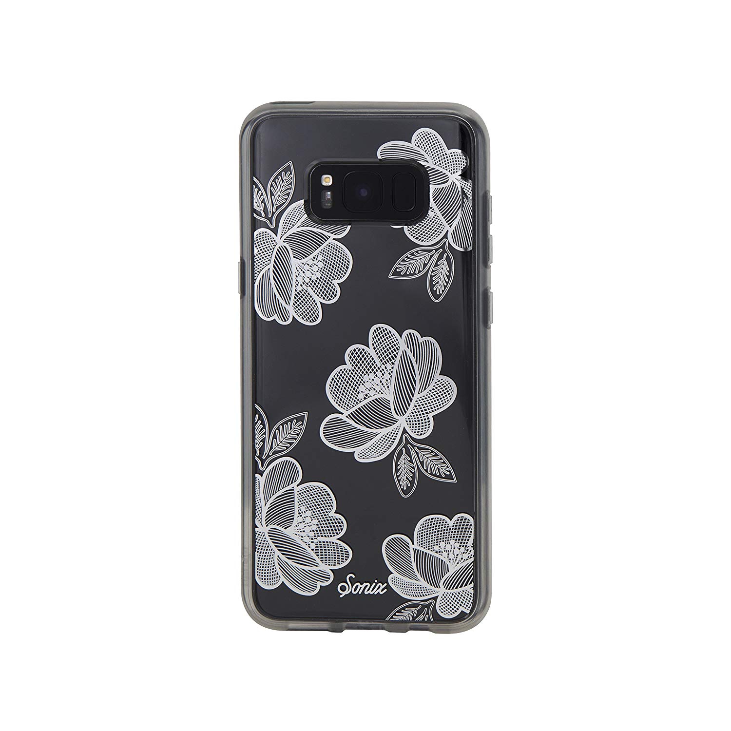 Sonix Cell Phone Case for Samsung Galaxy S8 Plus - Silver Florette