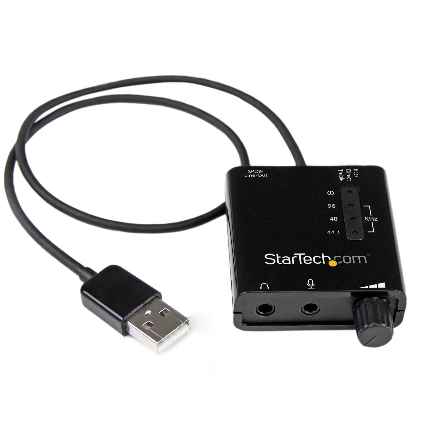 StarTech USB Stereo Audio Adapter External Sound Card w/ SPDIF Digital-(ICUSBAUDIO2D )