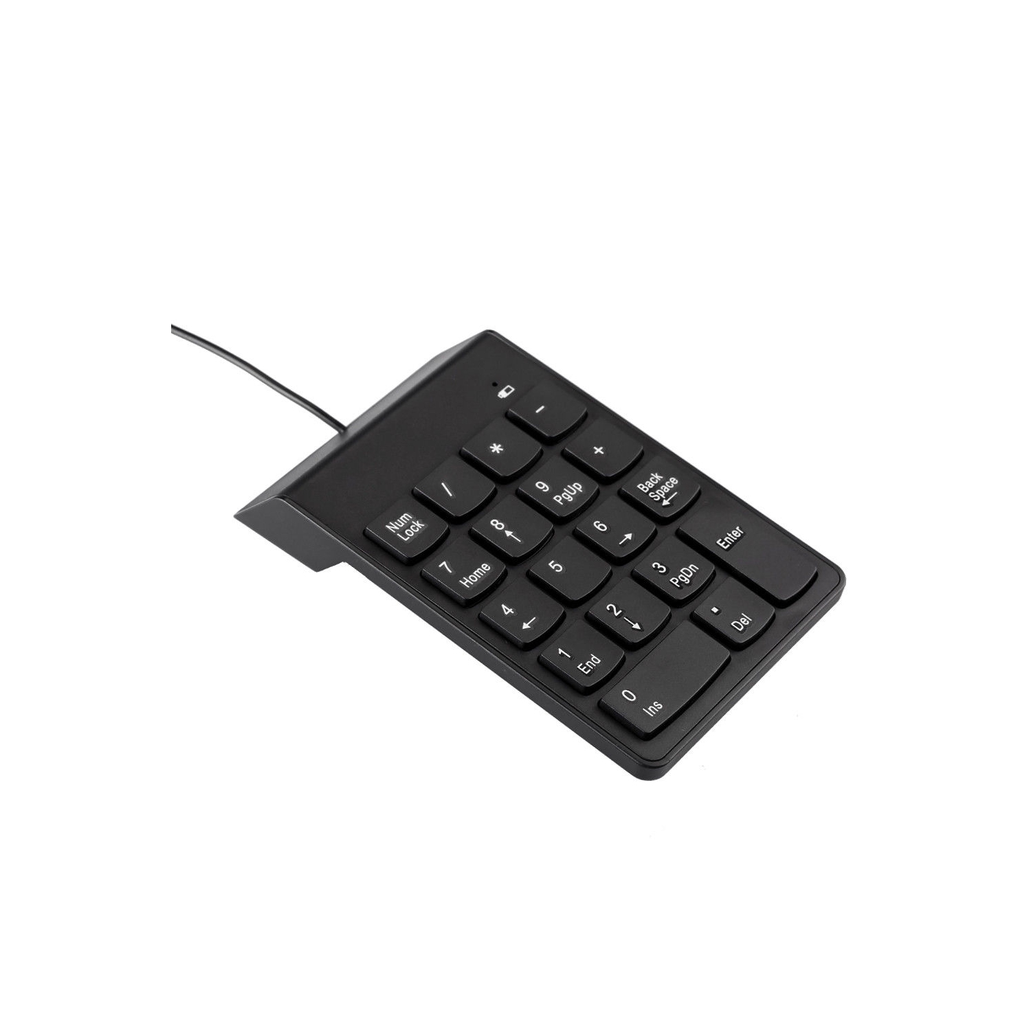 AxGear – pavé numérique USB numérique clavier numérique avec fil taille 18 touches, noir