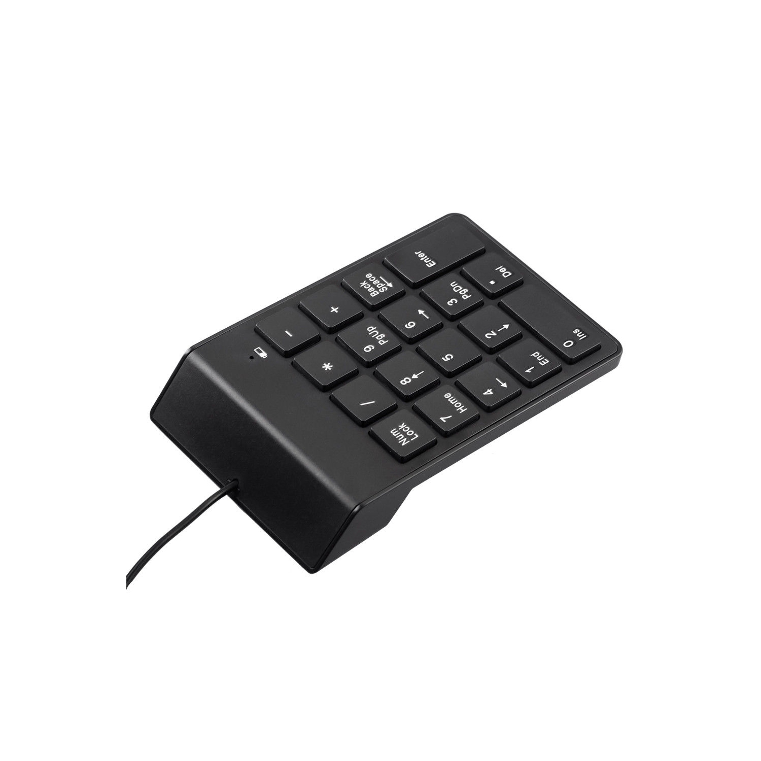 AxGear – pavé numérique USB numérique clavier numérique avec fil taille 18 touches, noir