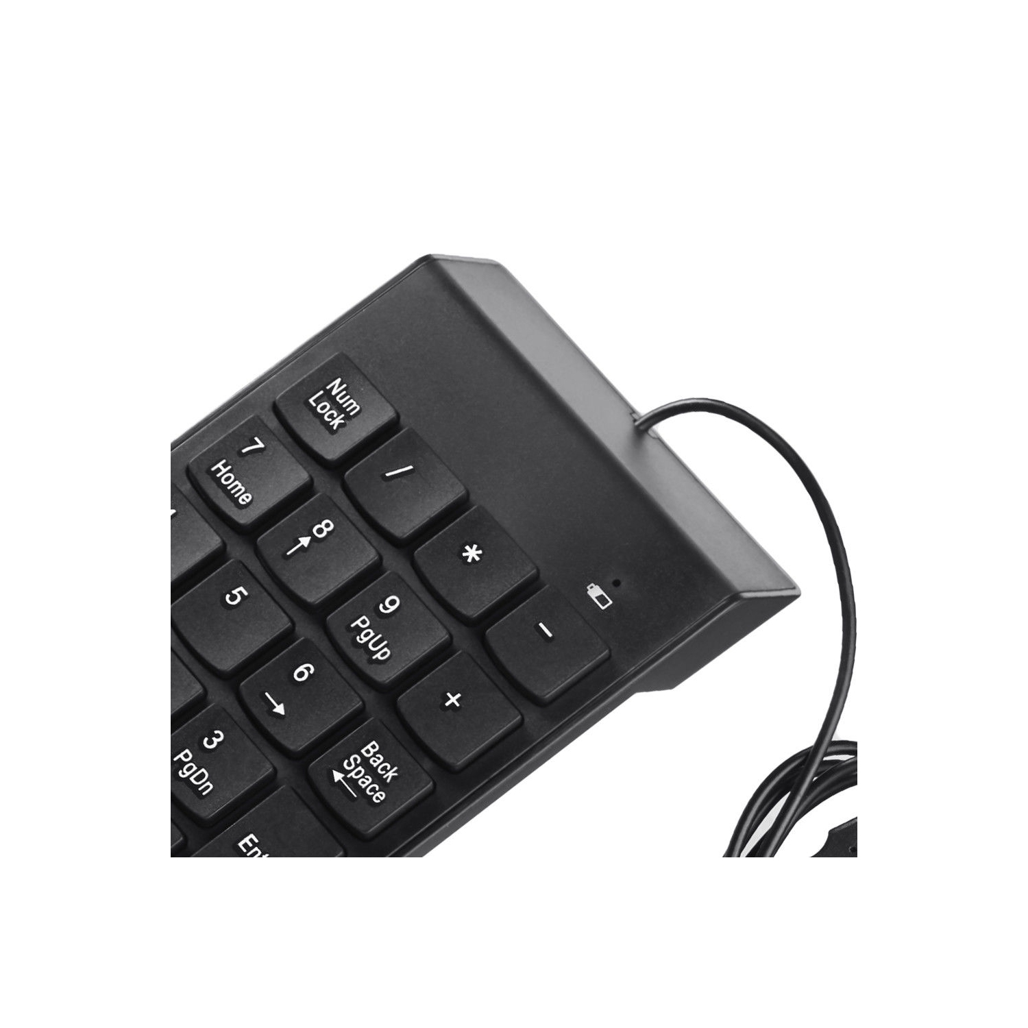 AxGear – pavé numérique USB numérique clavier numérique avec fil taille 18 touches, noir