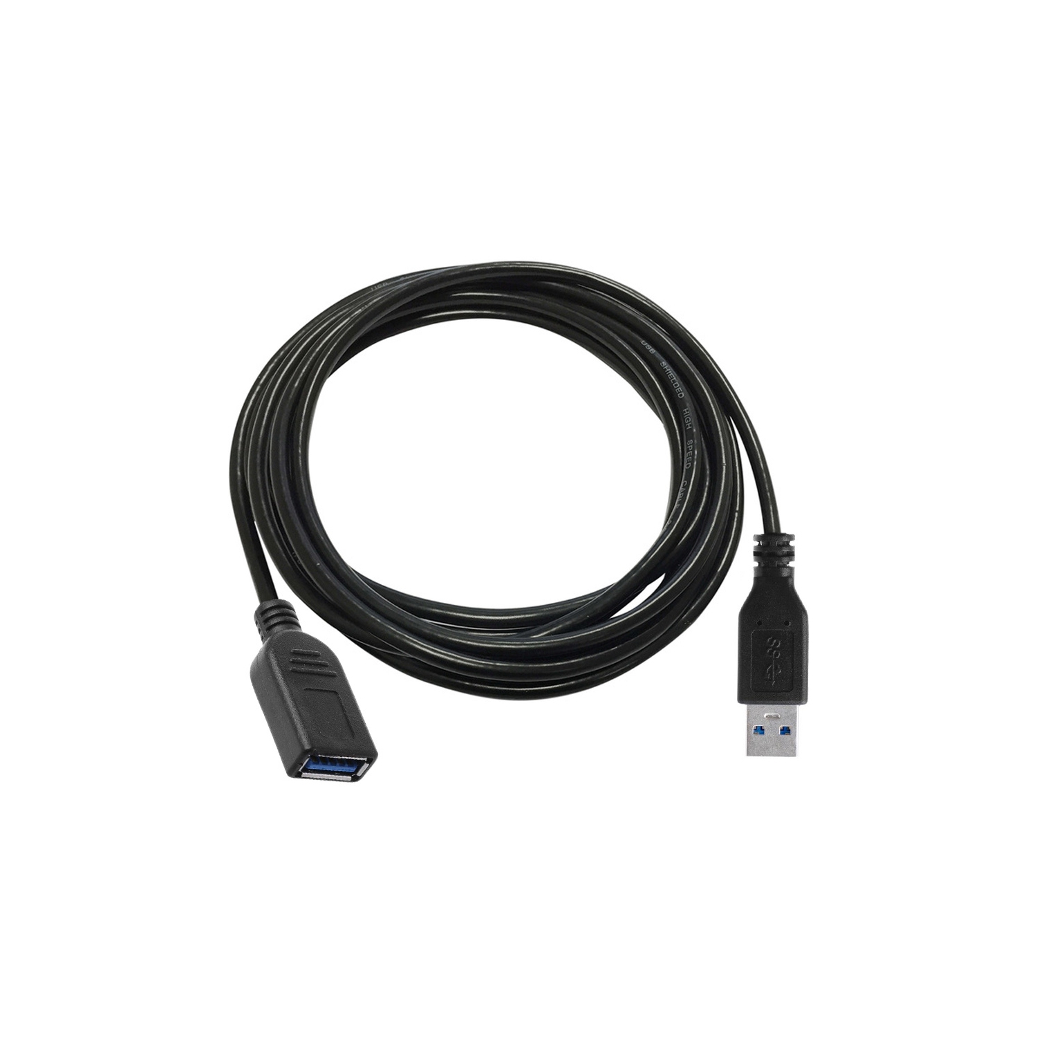 PremiumCord Rallonge USB 3.0, Câble de Données SuperSpeed Jusqu'à 5 Gbit/S,  Câble de Charge, USB 3.0 Type A Femelle vers Mâle, 9 Broches, 3 Blindages