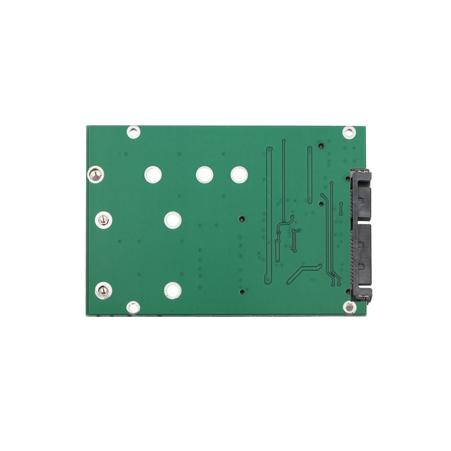 Adaptateur de convertisseur SSD mSATA/M2 NGFF vers SATA d’axGear, 2-en-1