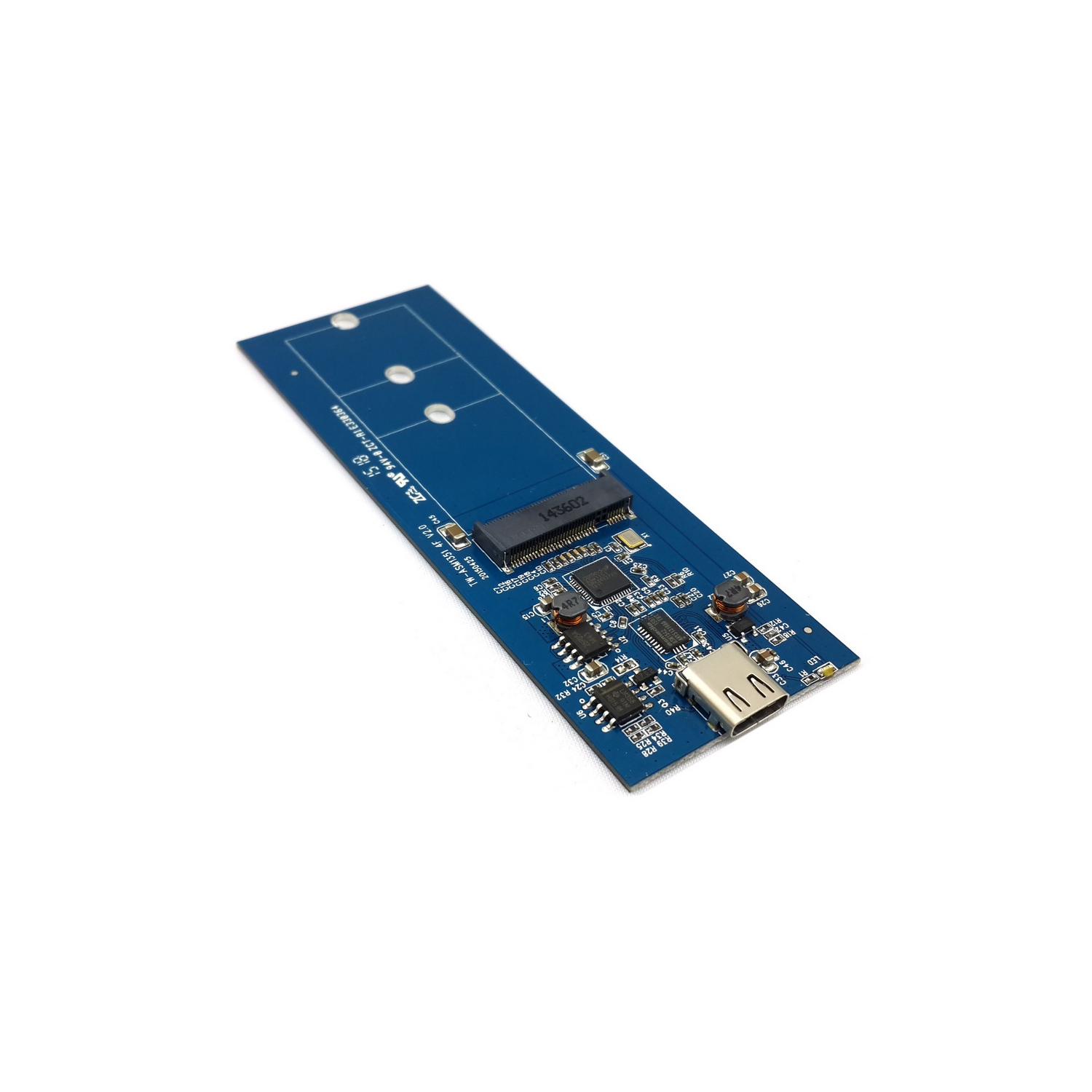 axGear M.2 NGFF SSD to USB-C External Enclosure USB 3.1 Type C Converter Adapter Stick